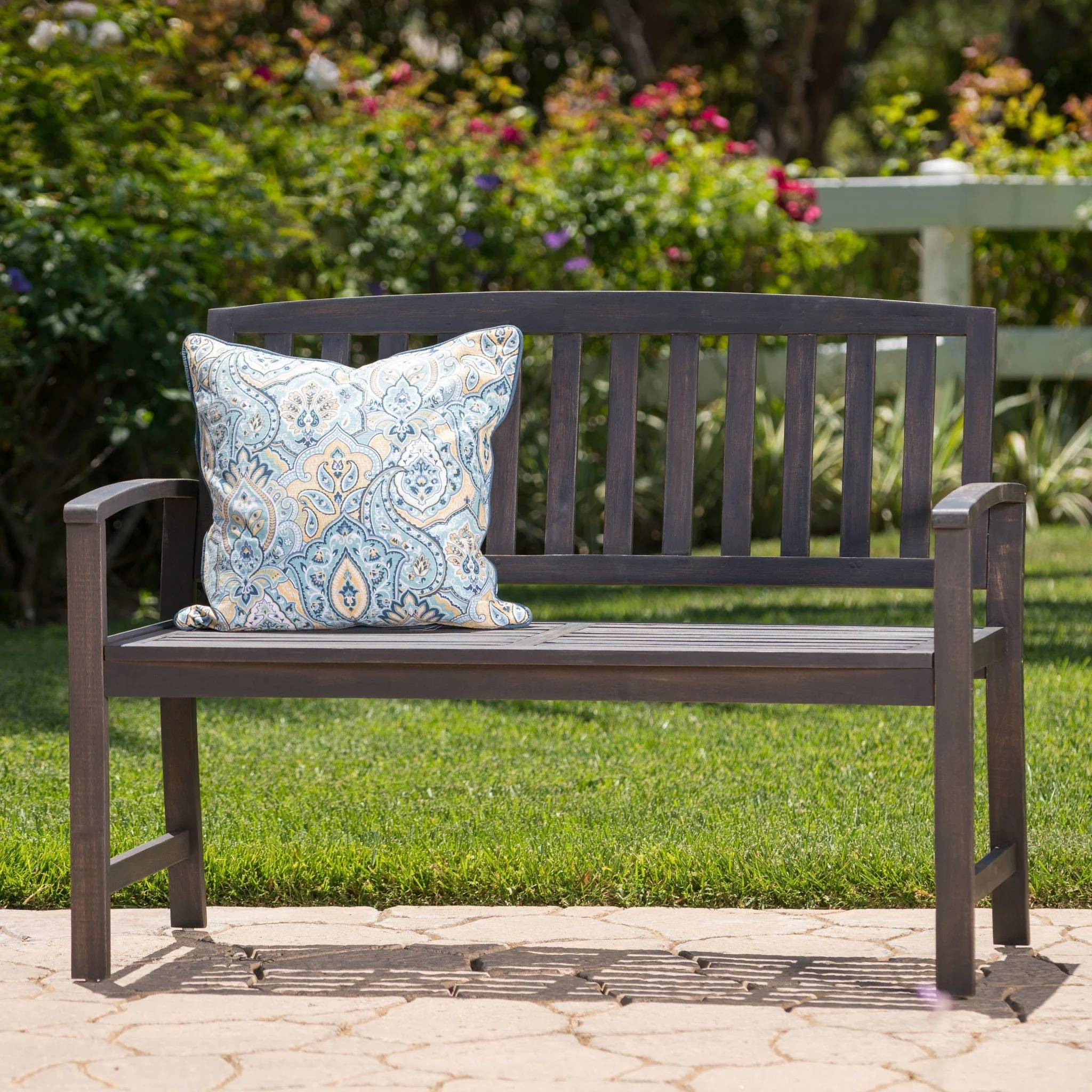 Farmhouse Style Loja Bench Indoor / Outdoor - Image 12