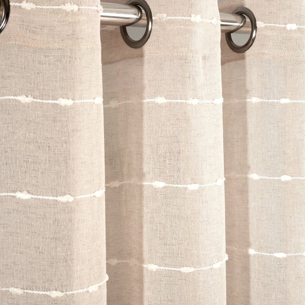 Farmhouse Textured Grommet Sheer Ultra Wide Window Curtain Panel - Image 20