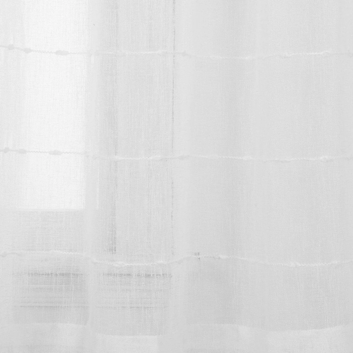 Farmhouse Textured Grommet Sheer Window Curtain Panel Set - Image 67