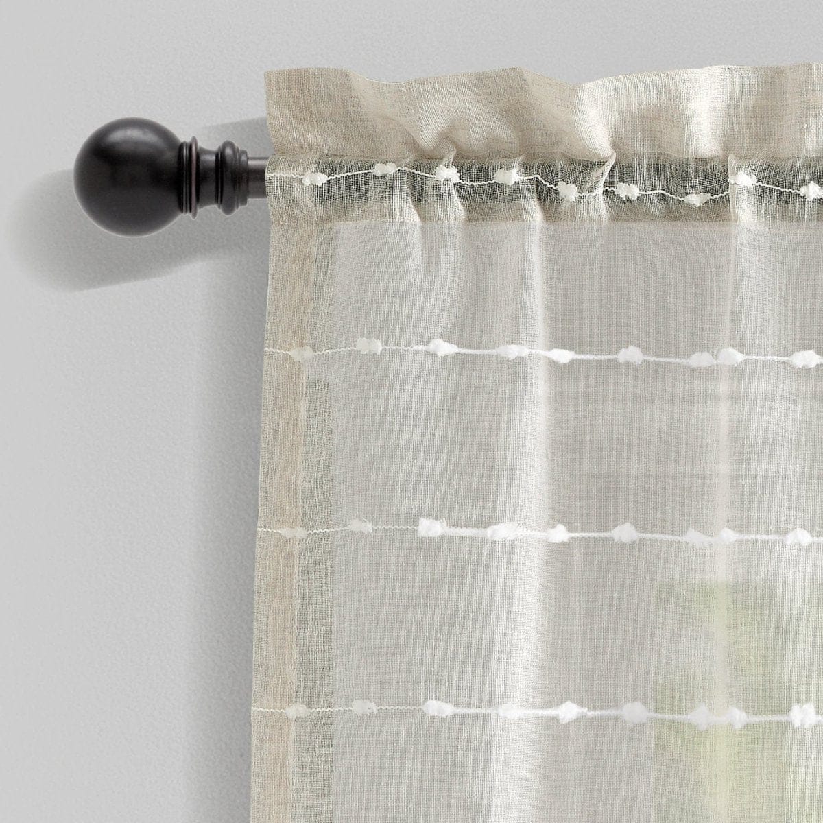 Farmhouse Textured Sheer Valance - Image 10