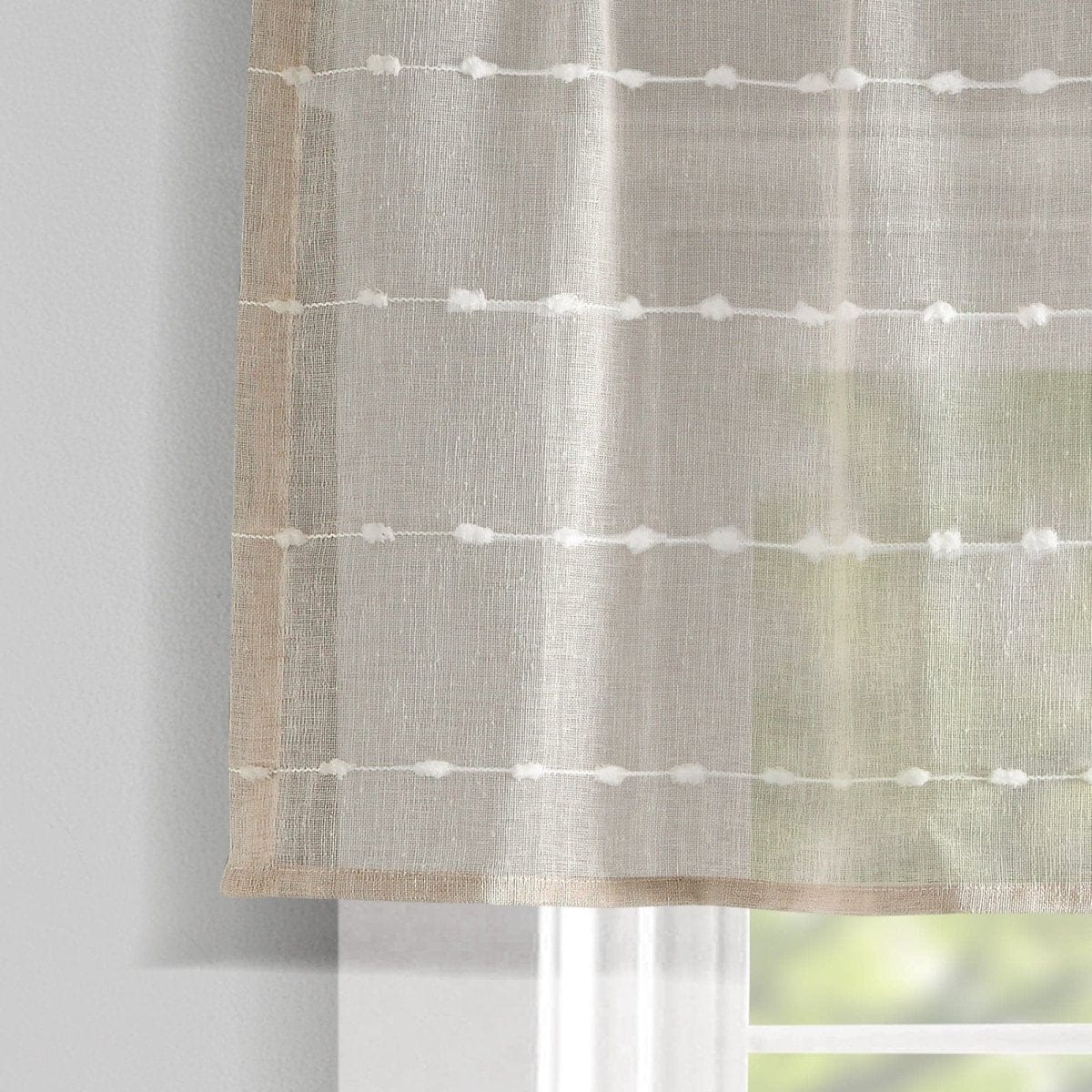 Farmhouse Textured Sheer Valance - Image 24