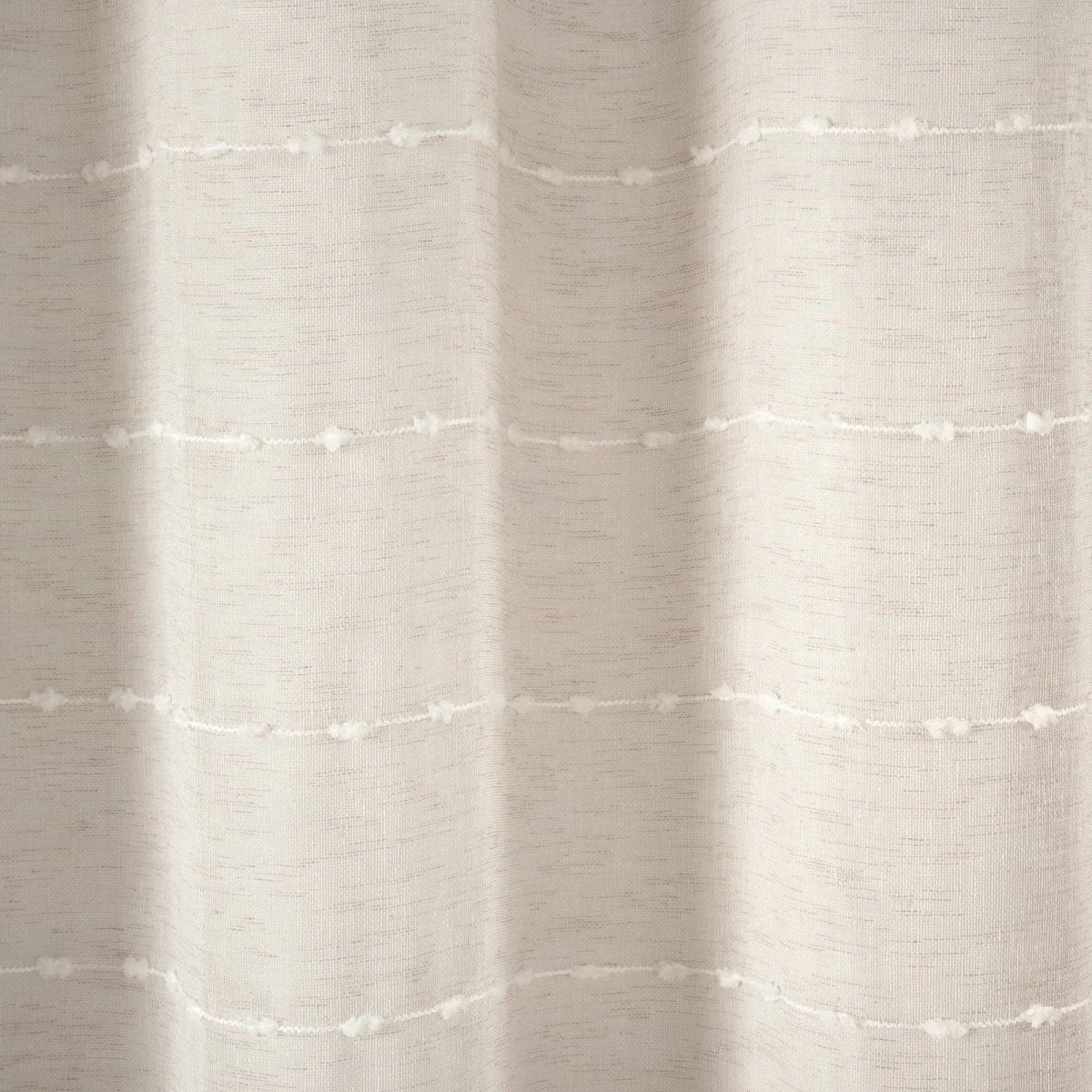 Farmhouse Textured Sheer With Peva Lining Shower Curtain Set - Image 11
