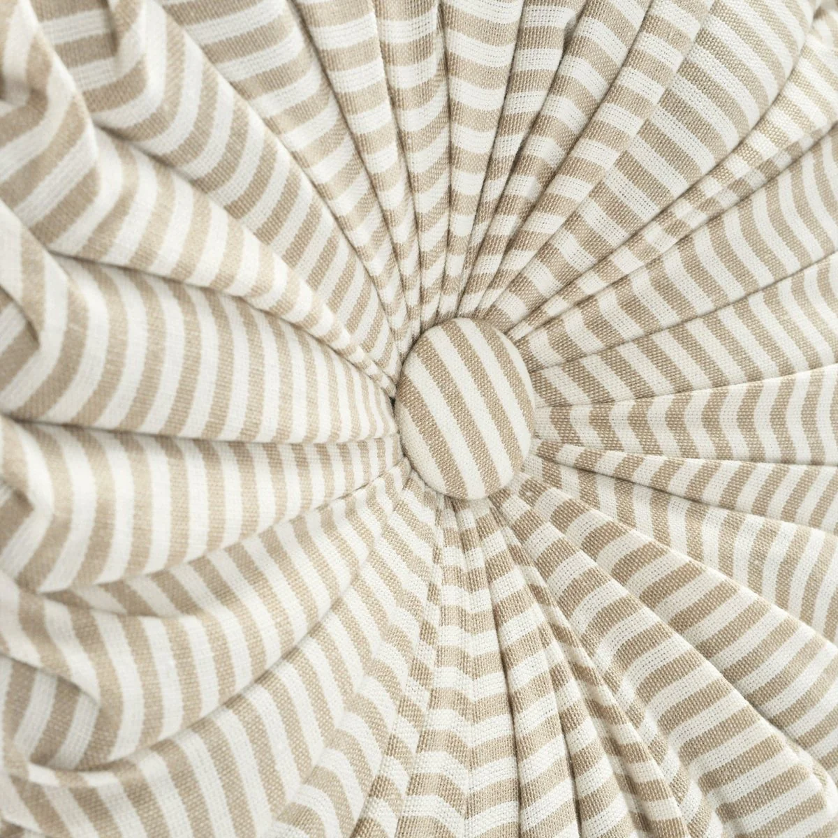 Farmhouse Ticking Stripe Yarn Dyed Pleated Decorative Pillow - Image 7