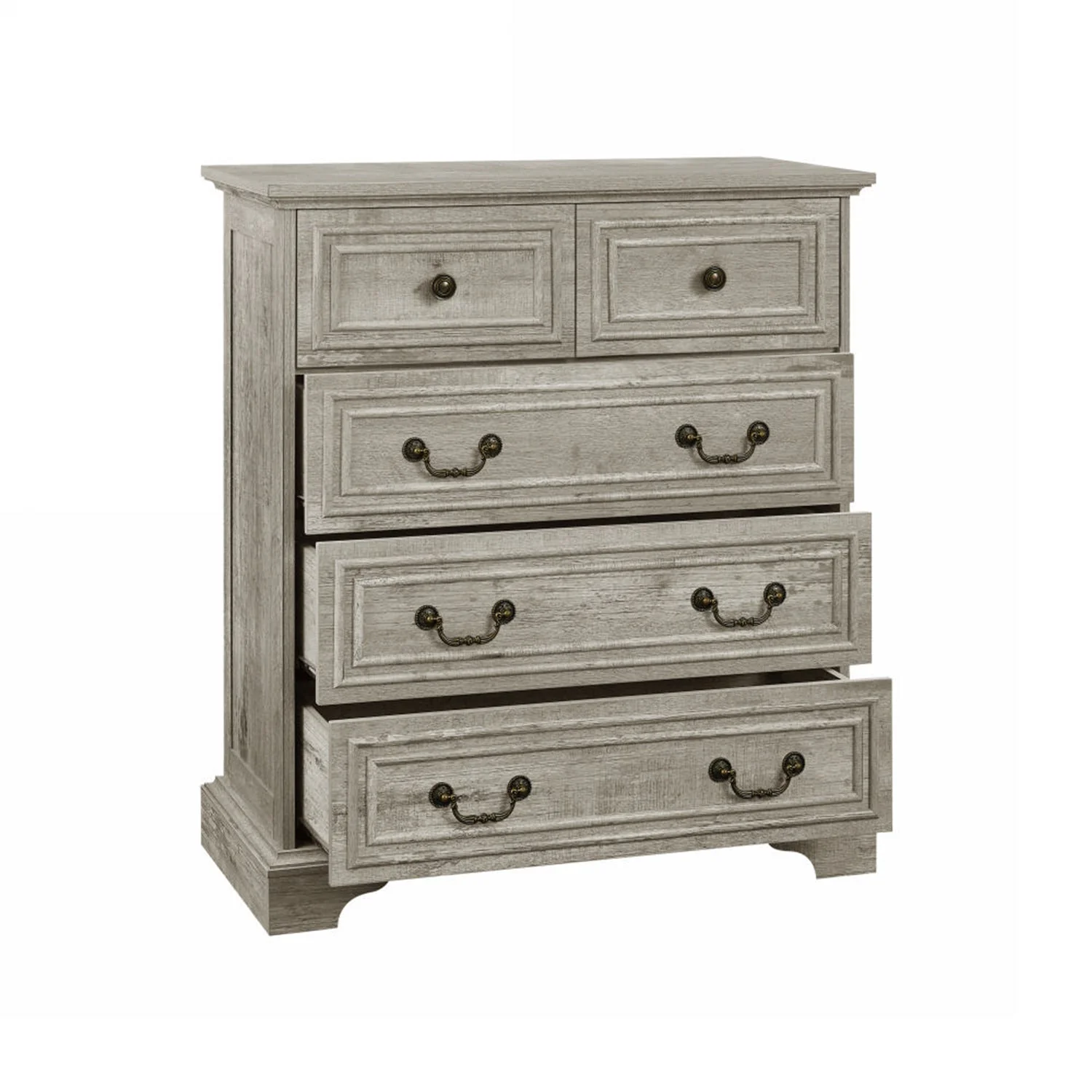 Farmhouse Vintage Design 5 Drawers Dresser - Image 2