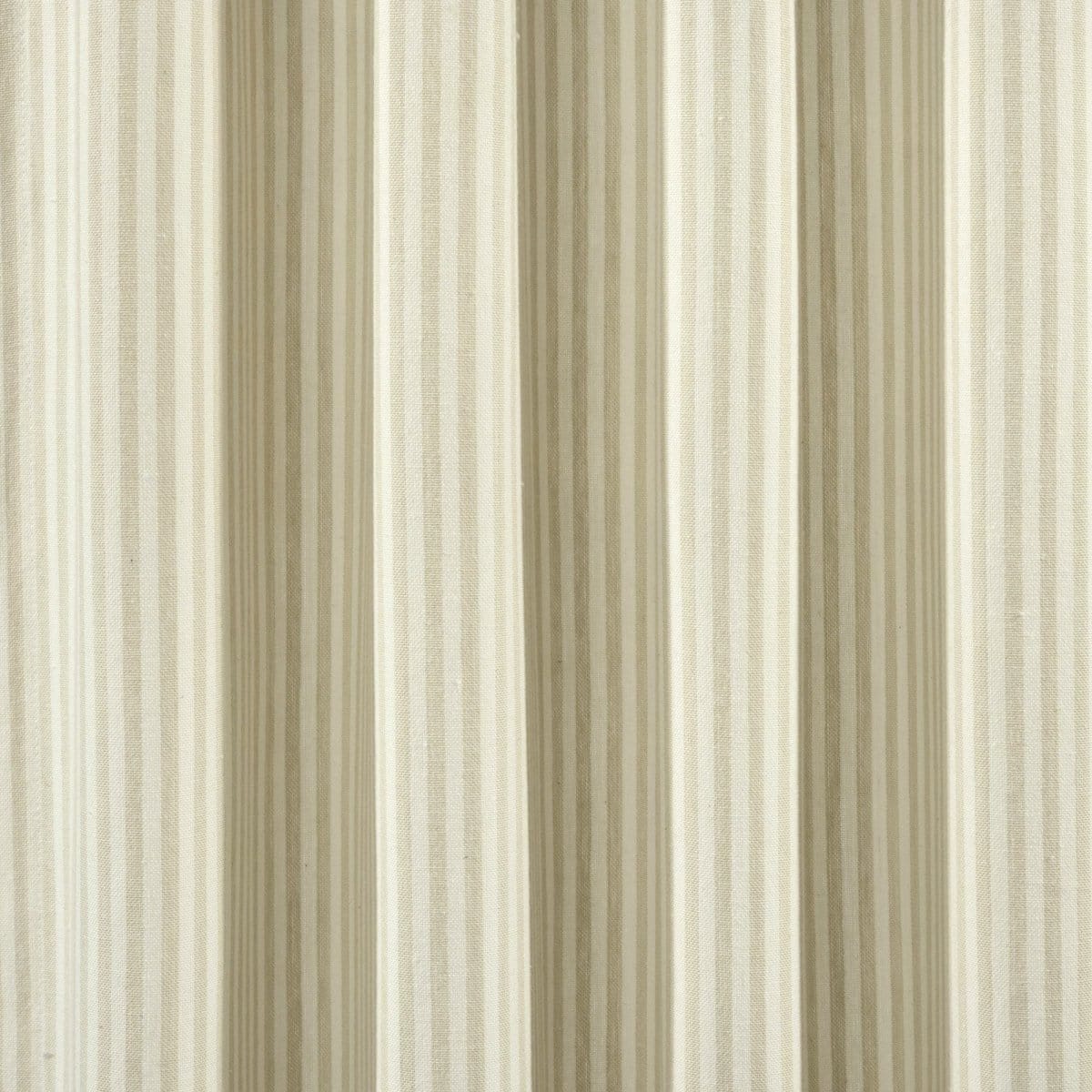 Farmhouse Vintage Stripe Recycled Cotton Blend Window Curtain Panel Set - Image 18