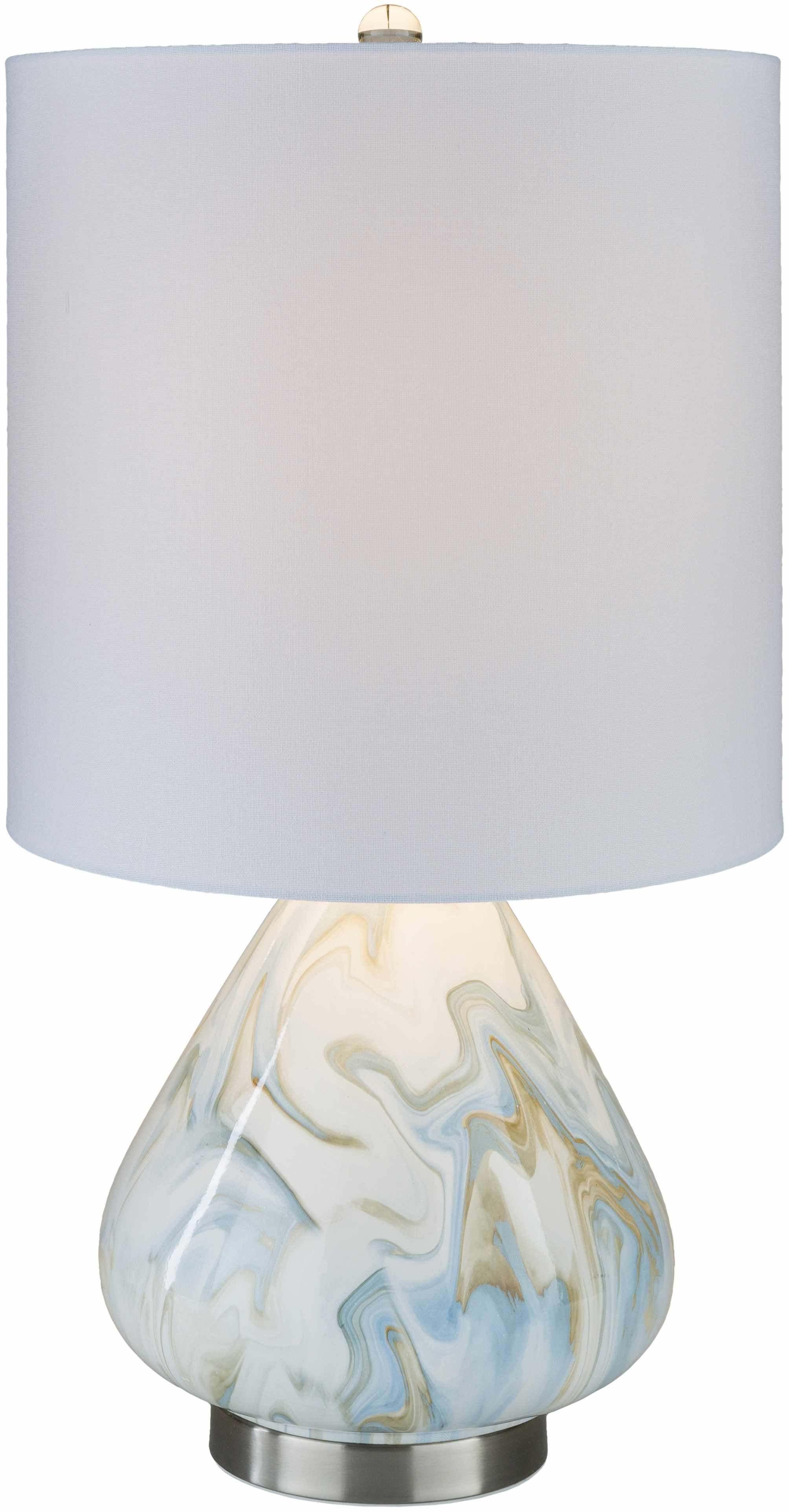 Farnborough Marble Ceramic Table Lamp - Image 10