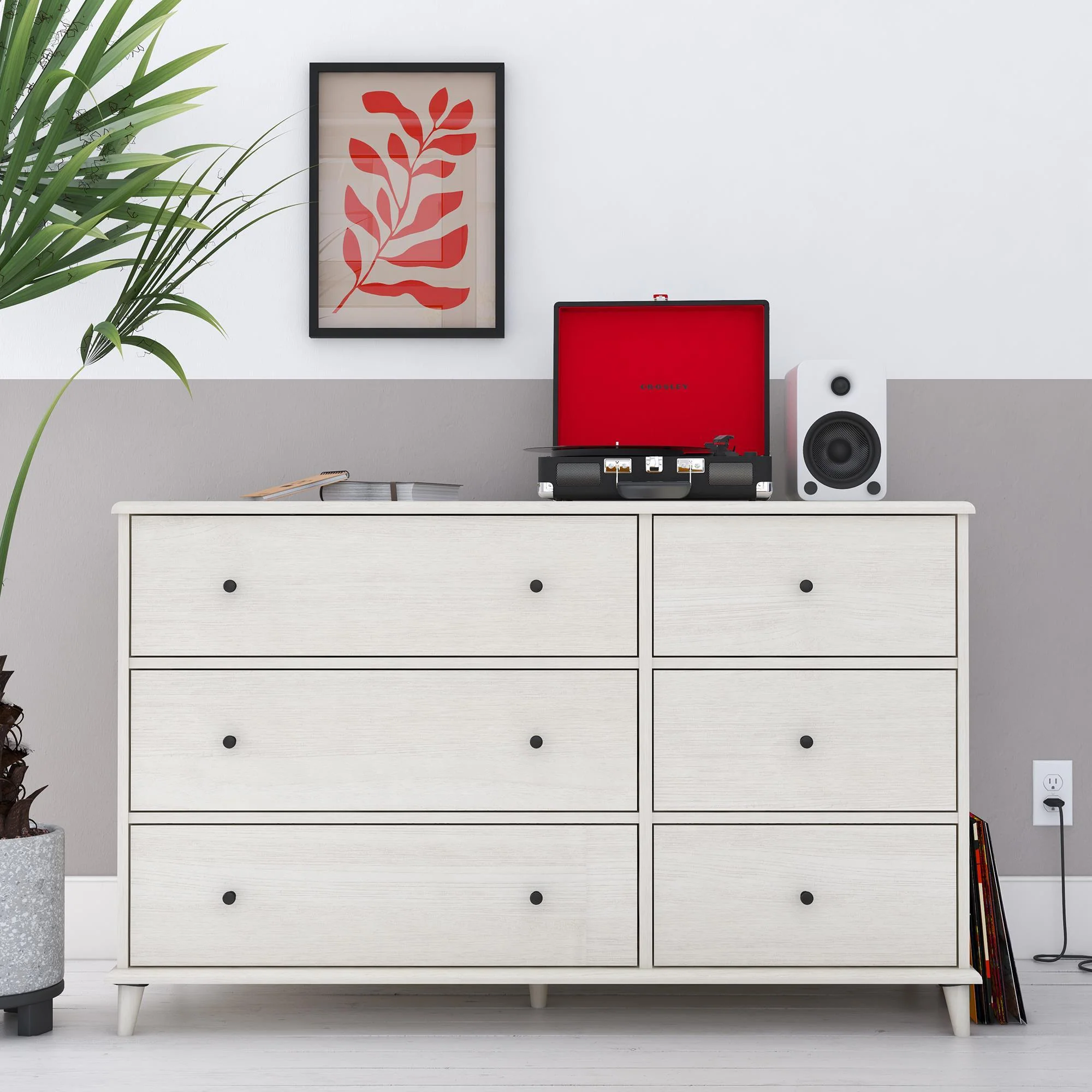 Farnsworth - 6 Drawer Dresser - Ivory - Image 2