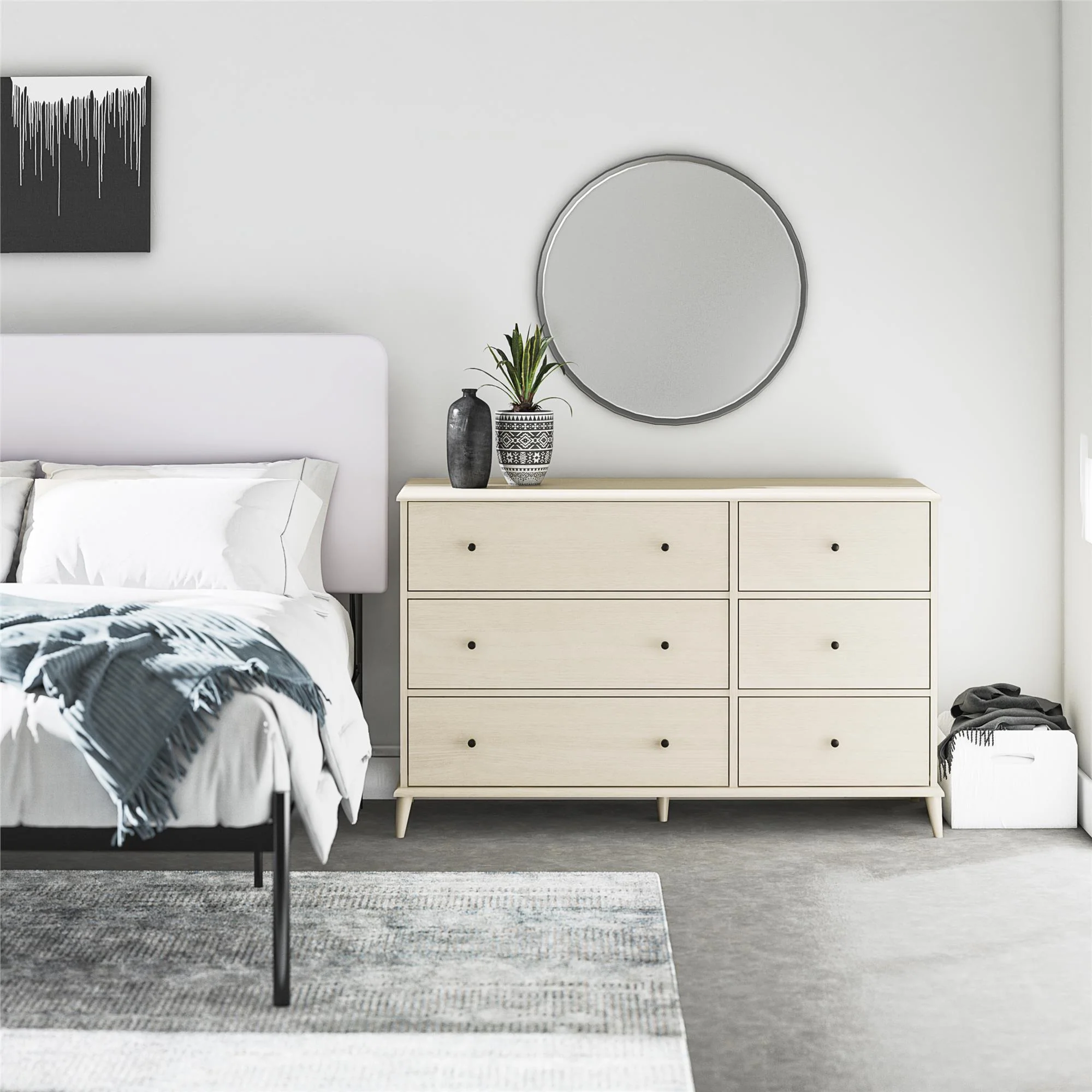 Farnsworth - 6 Drawer Dresser - Ivory - Image 3