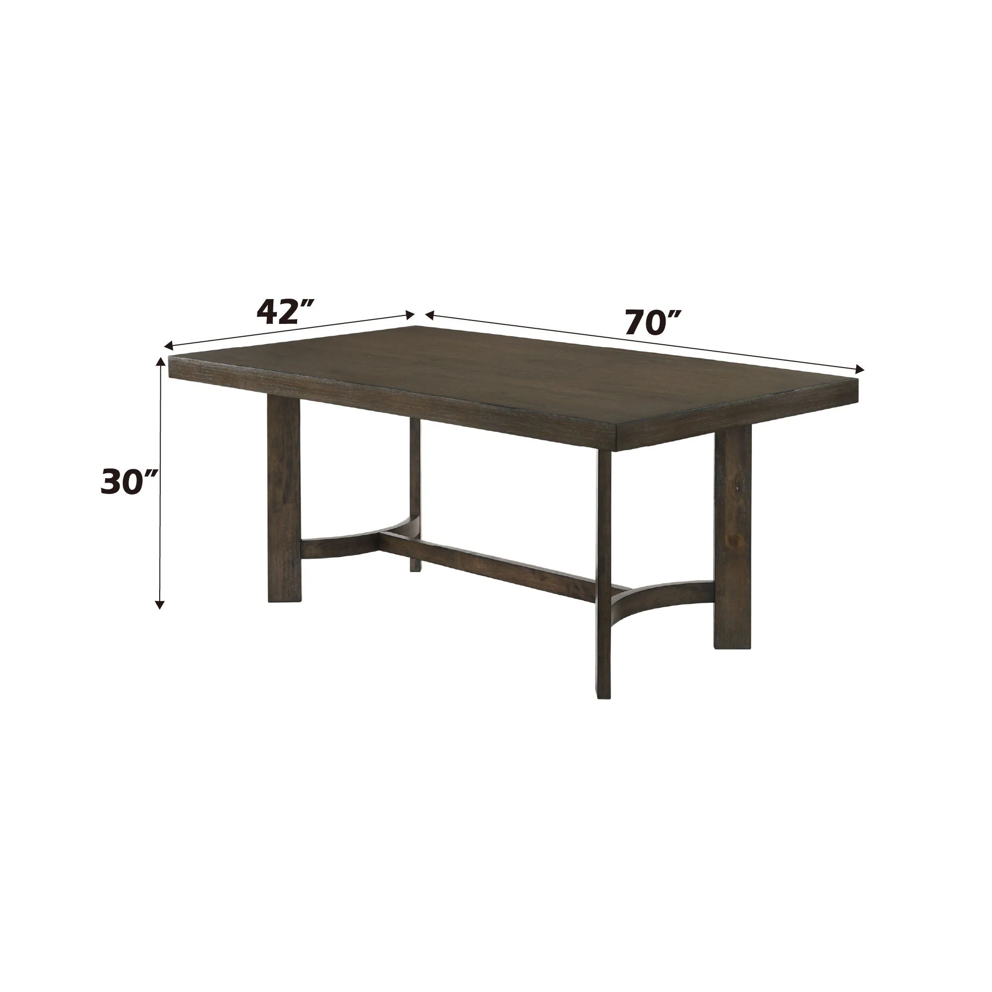 Farren - Weathered Dining Table - Oak - Image 3