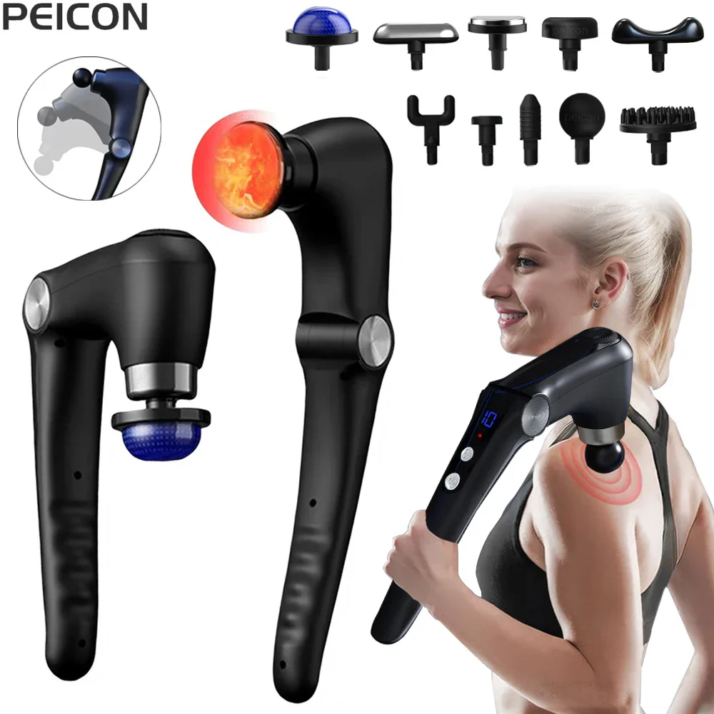 Fascia Massage Gun Electric Muscle Massager for Neck Back Shoulders Full Body - Image 2