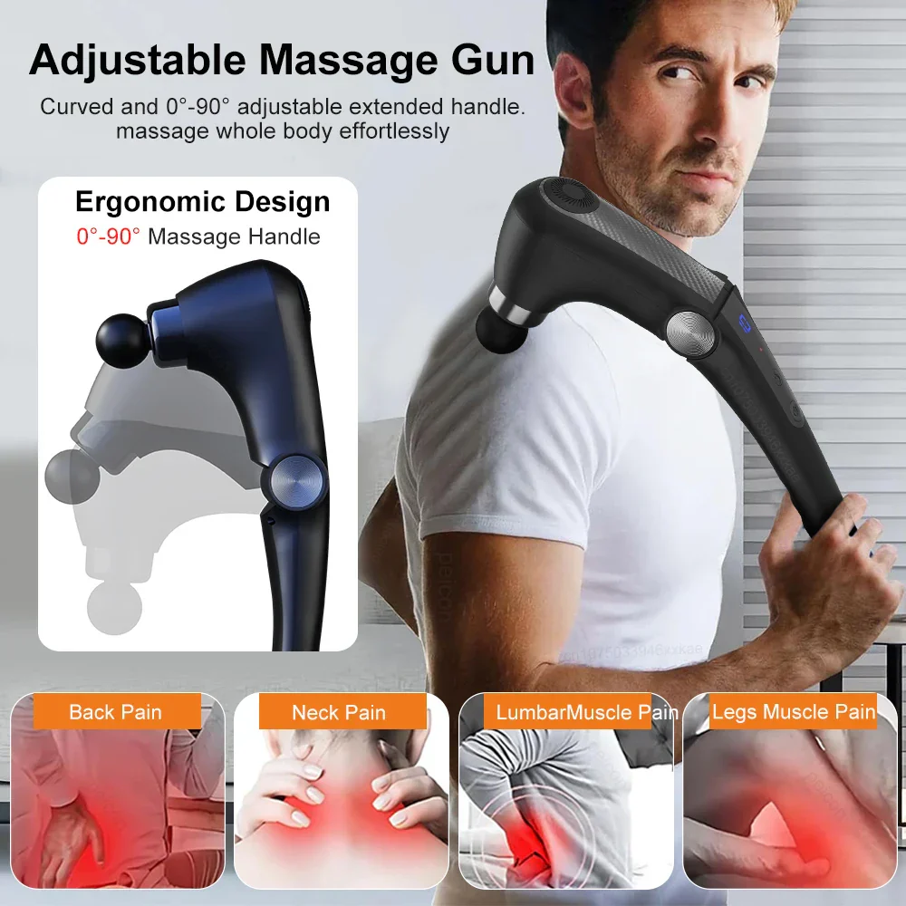 Fascia Massage Gun Electric Muscle Massager for Neck Back Shoulders Full Body - Image 3