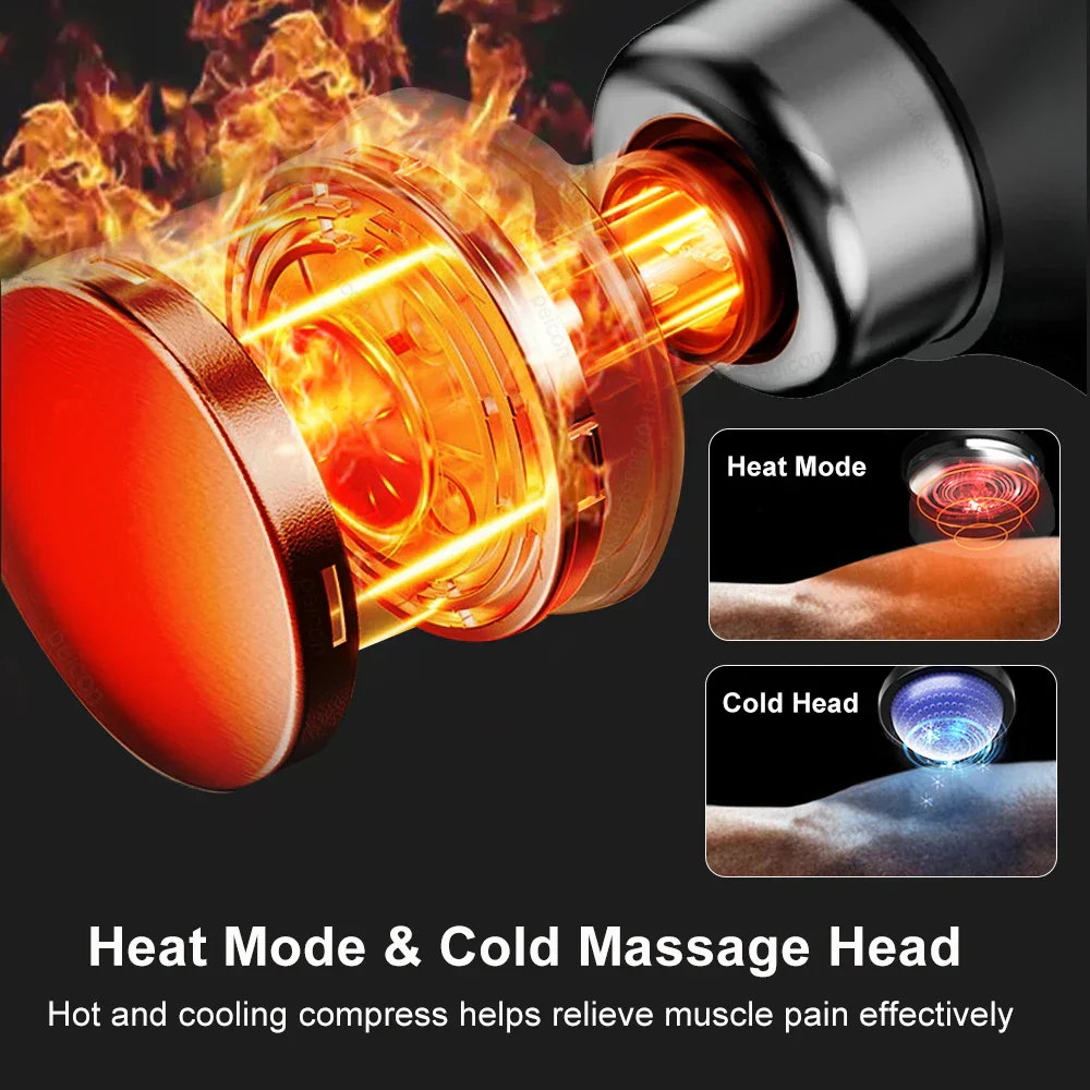 Fascia Massage Gun Electric Muscle Massager for Neck Back Shoulders Full Body - Image 4