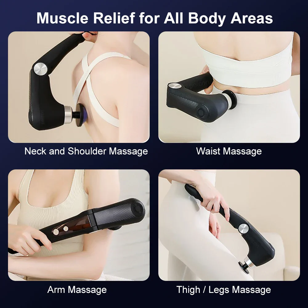 Fascia Massage Gun Electric Muscle Massager for Neck Back Shoulders Full Body - Image 7