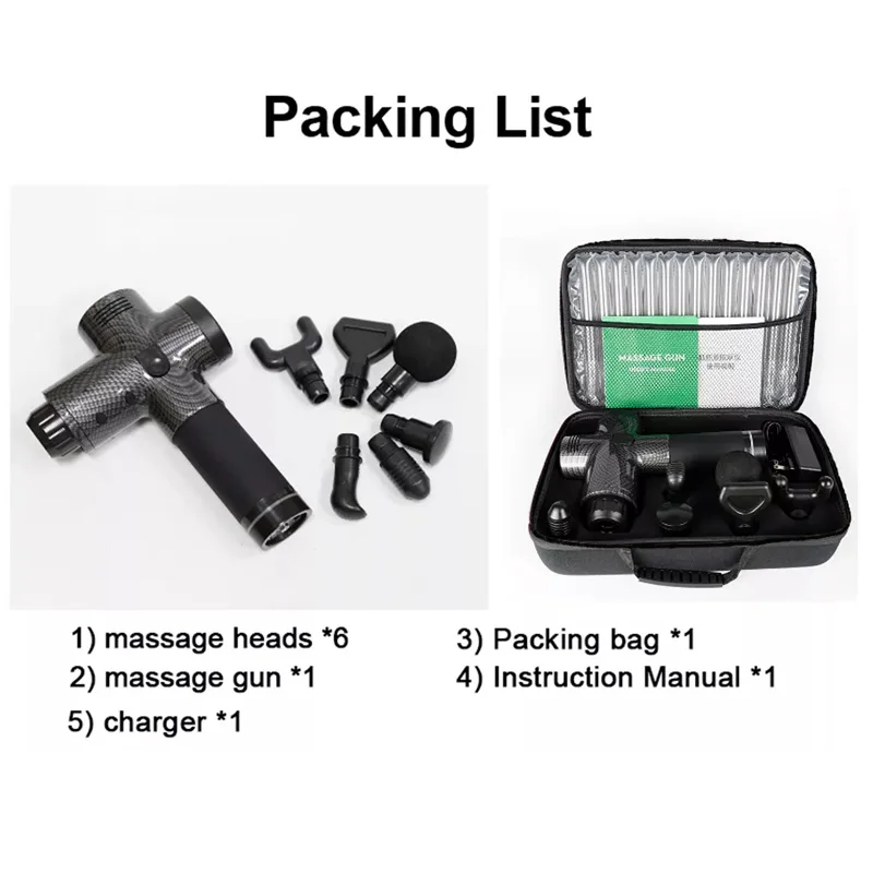 Fascial Massage Gun Electric Percussion Muscle Pistol for Neck Back Deep Tissue - Image 6