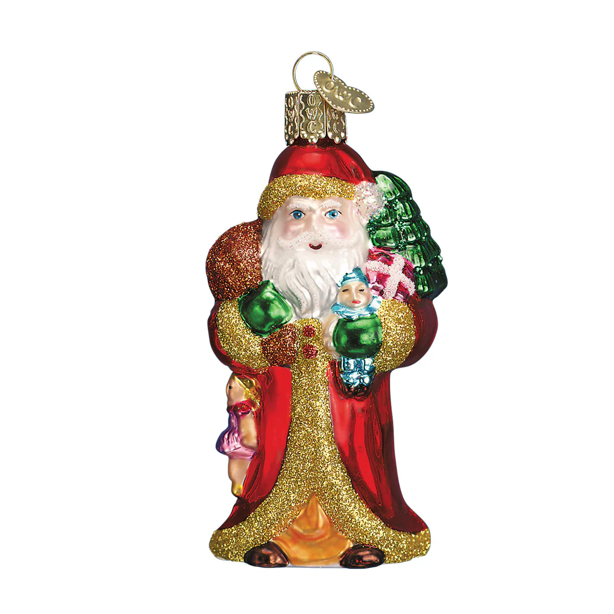 Father Christmas Figurine with Gifts - Image 3