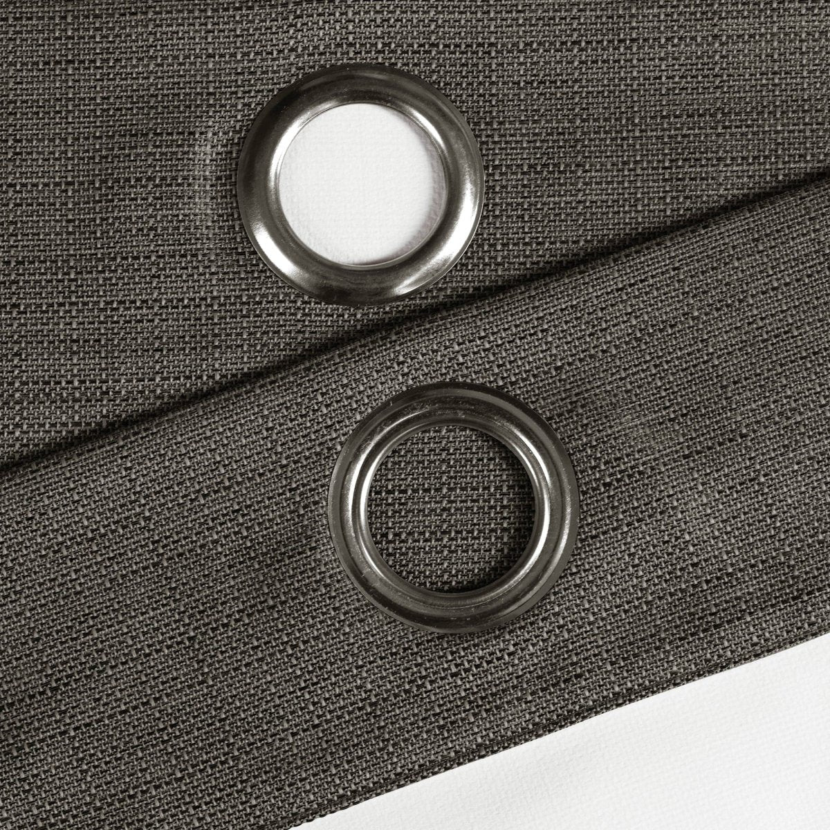 Faux Linen Absolute Blackout Window Curtain Panel - Image 15