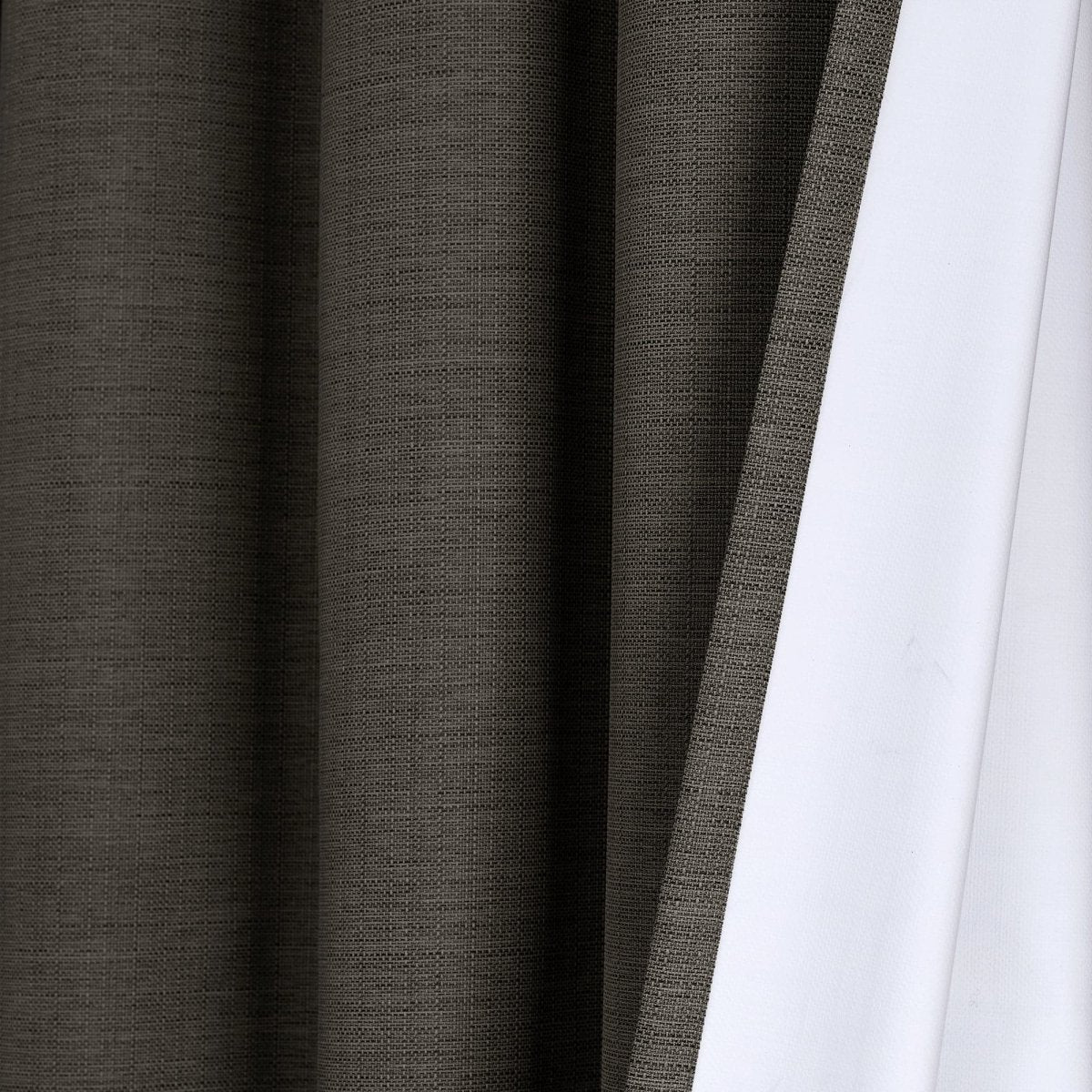 Faux Linen Absolute Blackout Window Curtain Panel - Image 18