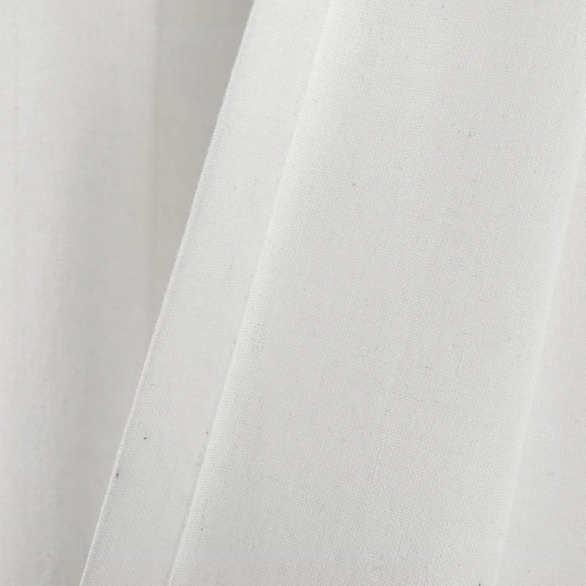 Faux Linen Grommet Color Block Window Curtain Panel - Image 5