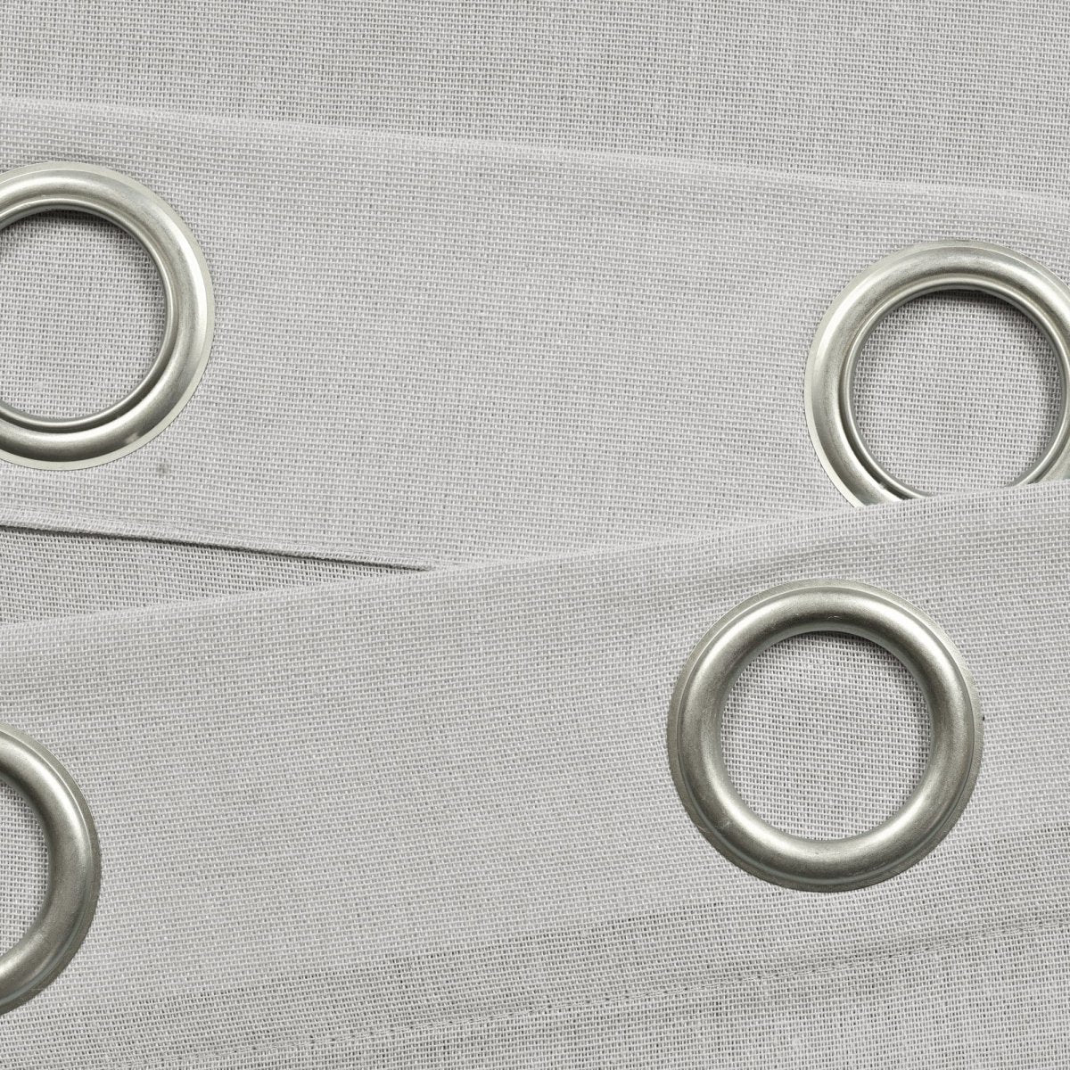 Faux Linen Grommet Window Curtain Panel Set - Image 16