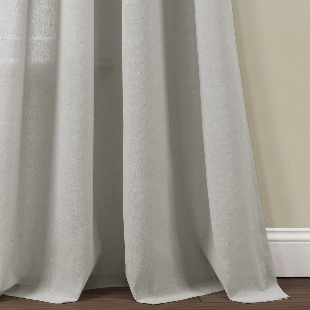 Faux Linen Grommet Window Curtain Panel Set - Image 21