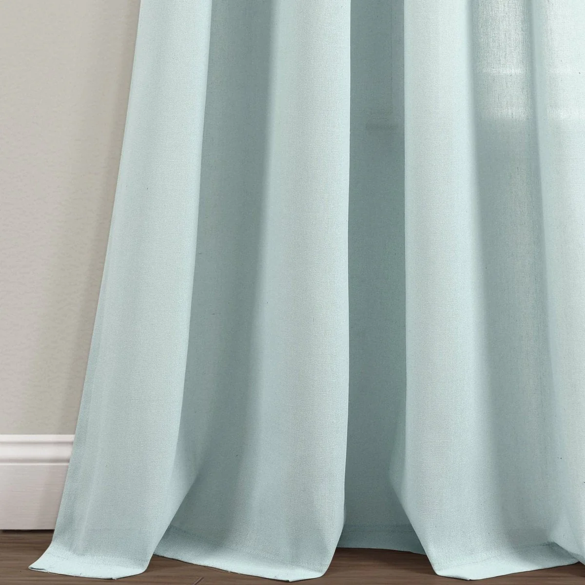 Faux Linen Grommet Window Curtain Panel Set - Image 22