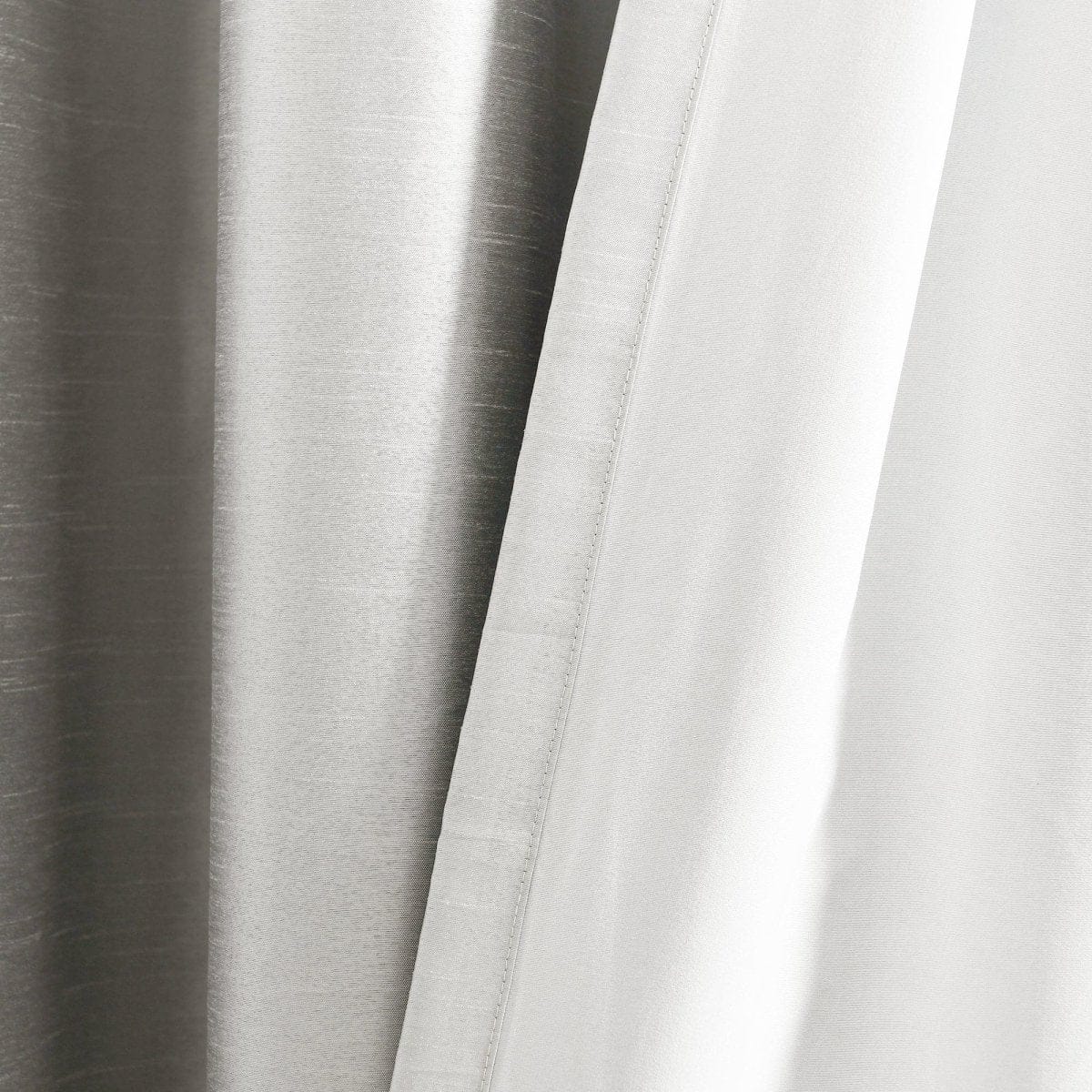 Faux Silk 100% Blackout Window Curtain Panel - Image 30