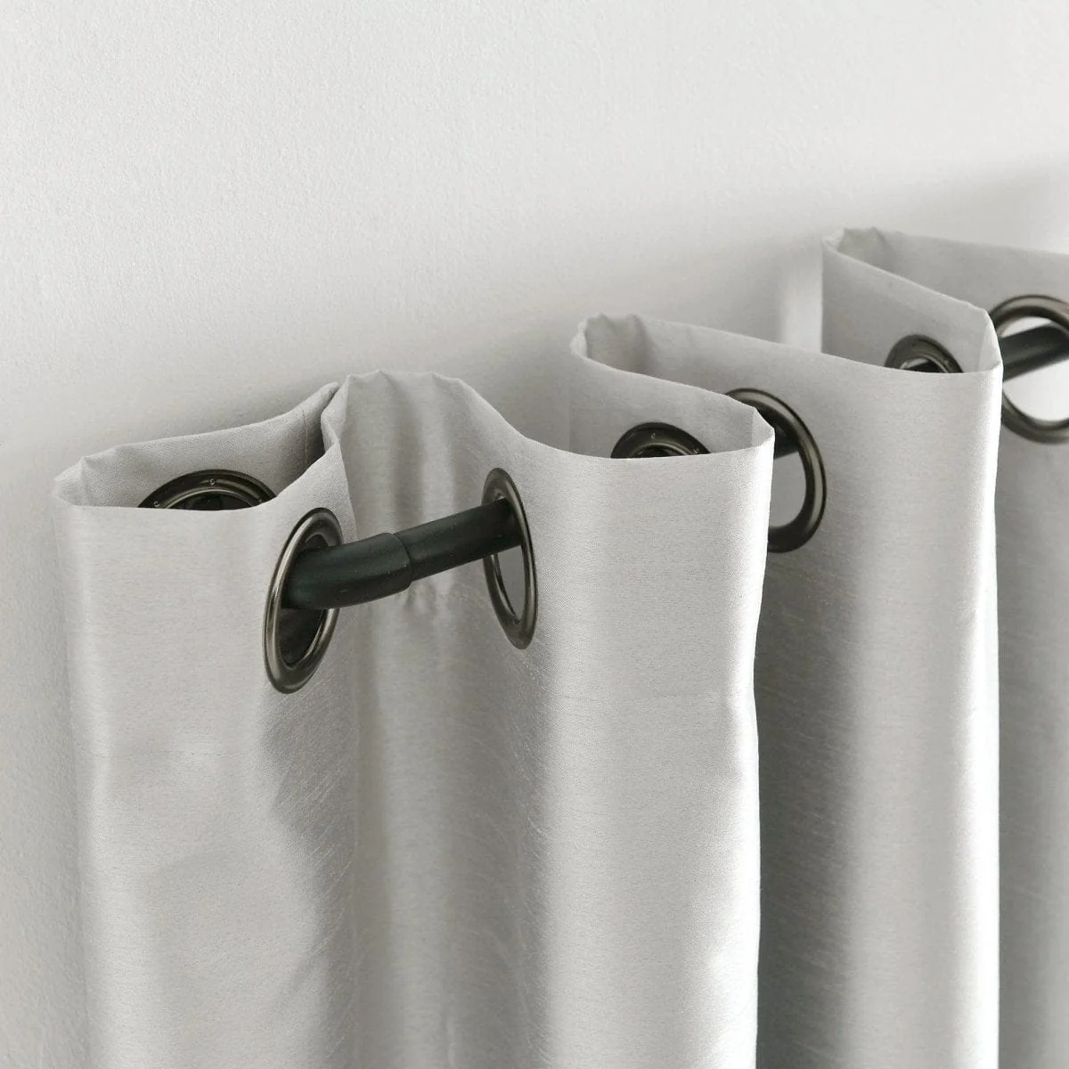 Faux Silk 100% Blackout Window Curtain Panel - Image 32