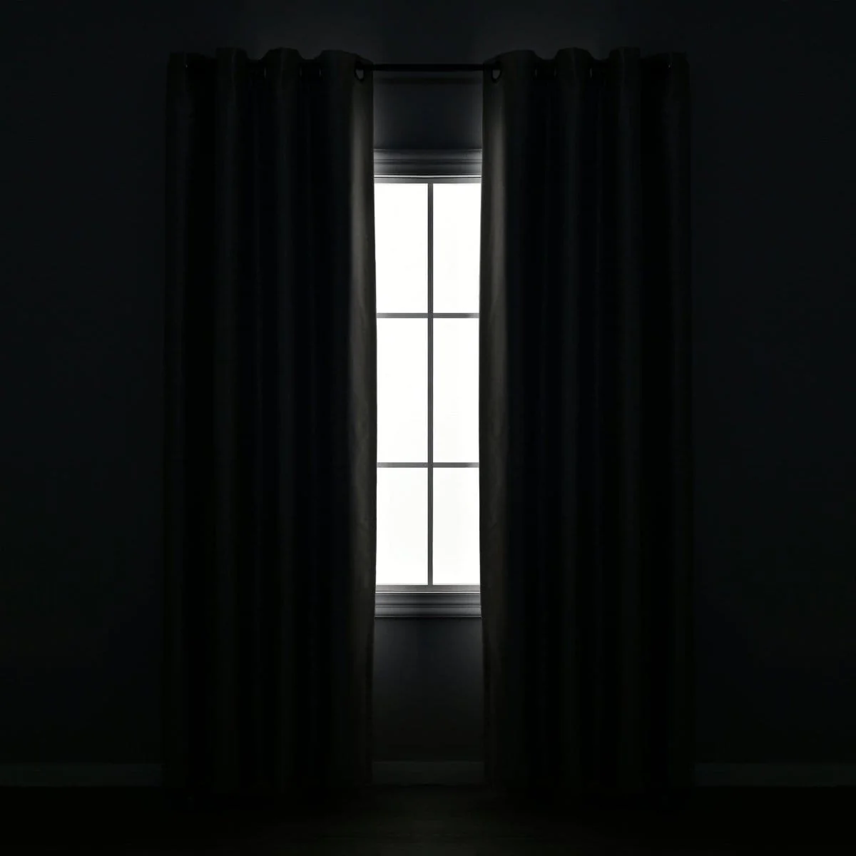 Faux Silk 100% Blackout Window Curtain Panel - Image 41