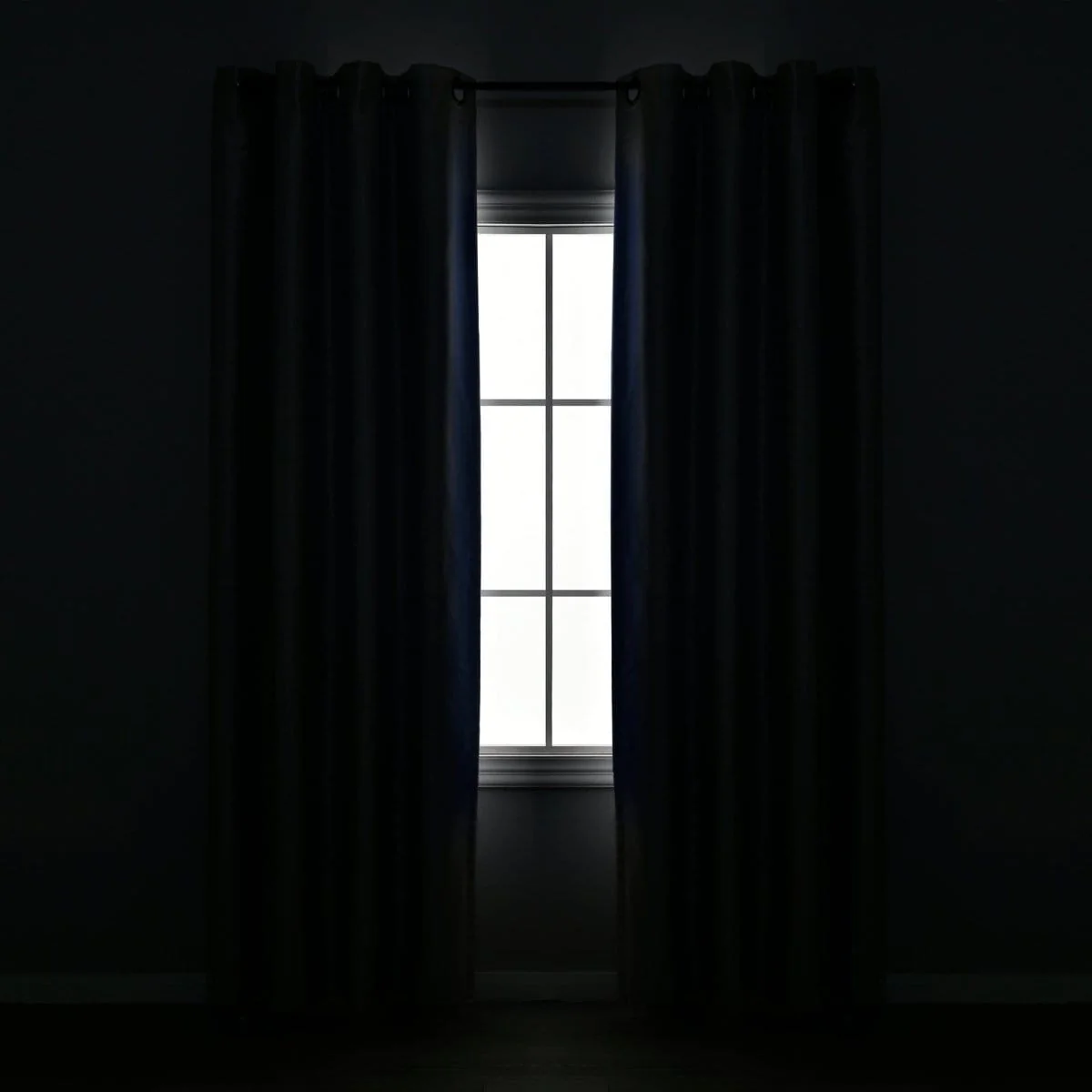 Faux Silk 100% Blackout Window Curtain Panel - Image 42