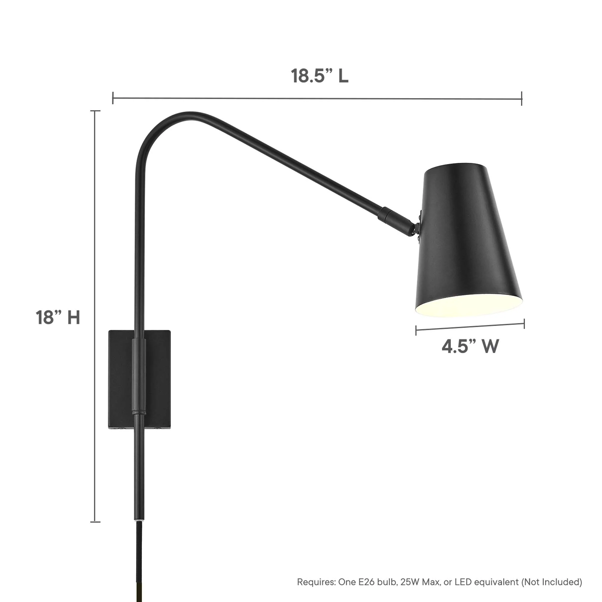 Faye Metal Wall Sconce by Modway - Image 3