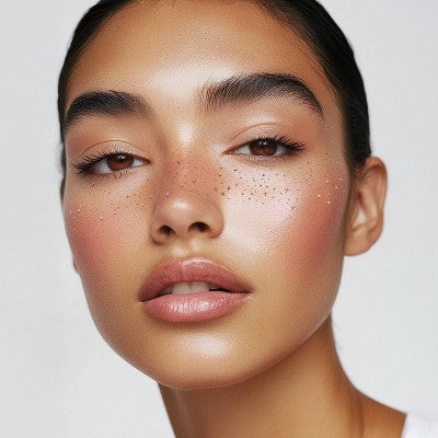 Fazit Rose Gold Glitter Freckle Makeup Patches - Image 5