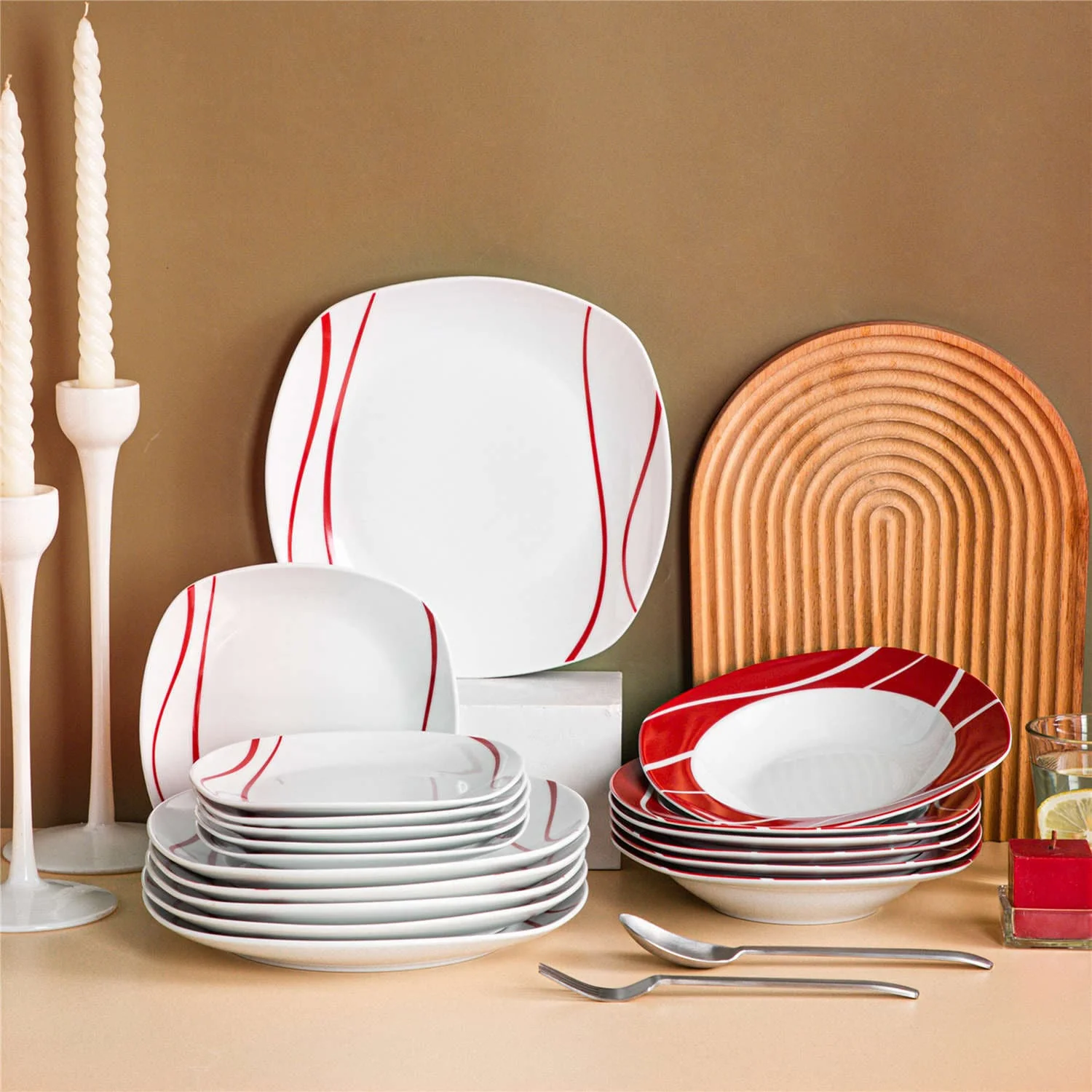 Felisa 18 Piece Dinnerware Set - Image 2