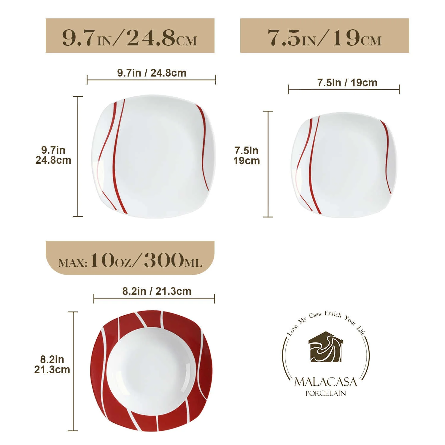 Felisa 18 Piece Dinnerware Set - Image 7