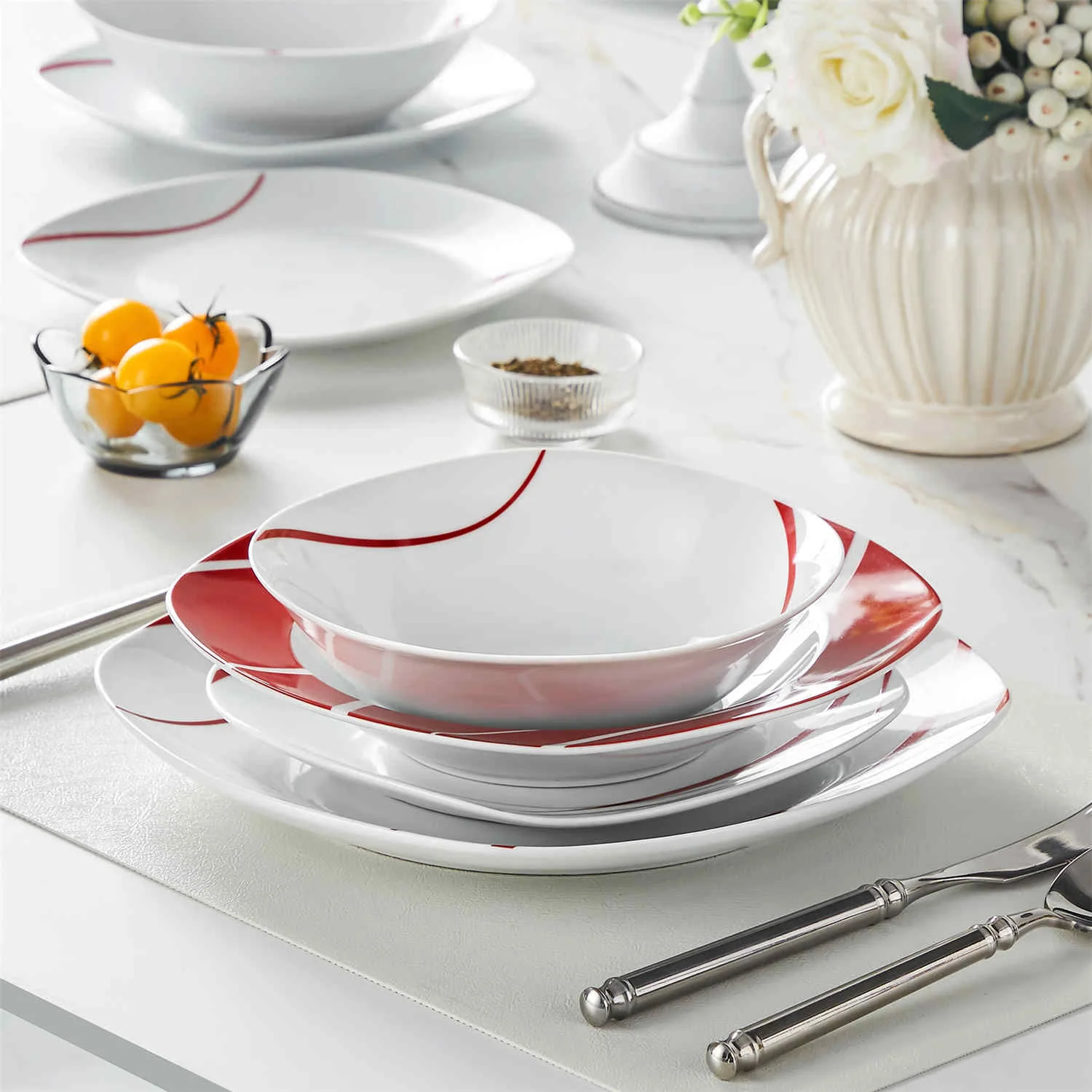 Felisa 24 Piece Dinnerware Set - Image 3