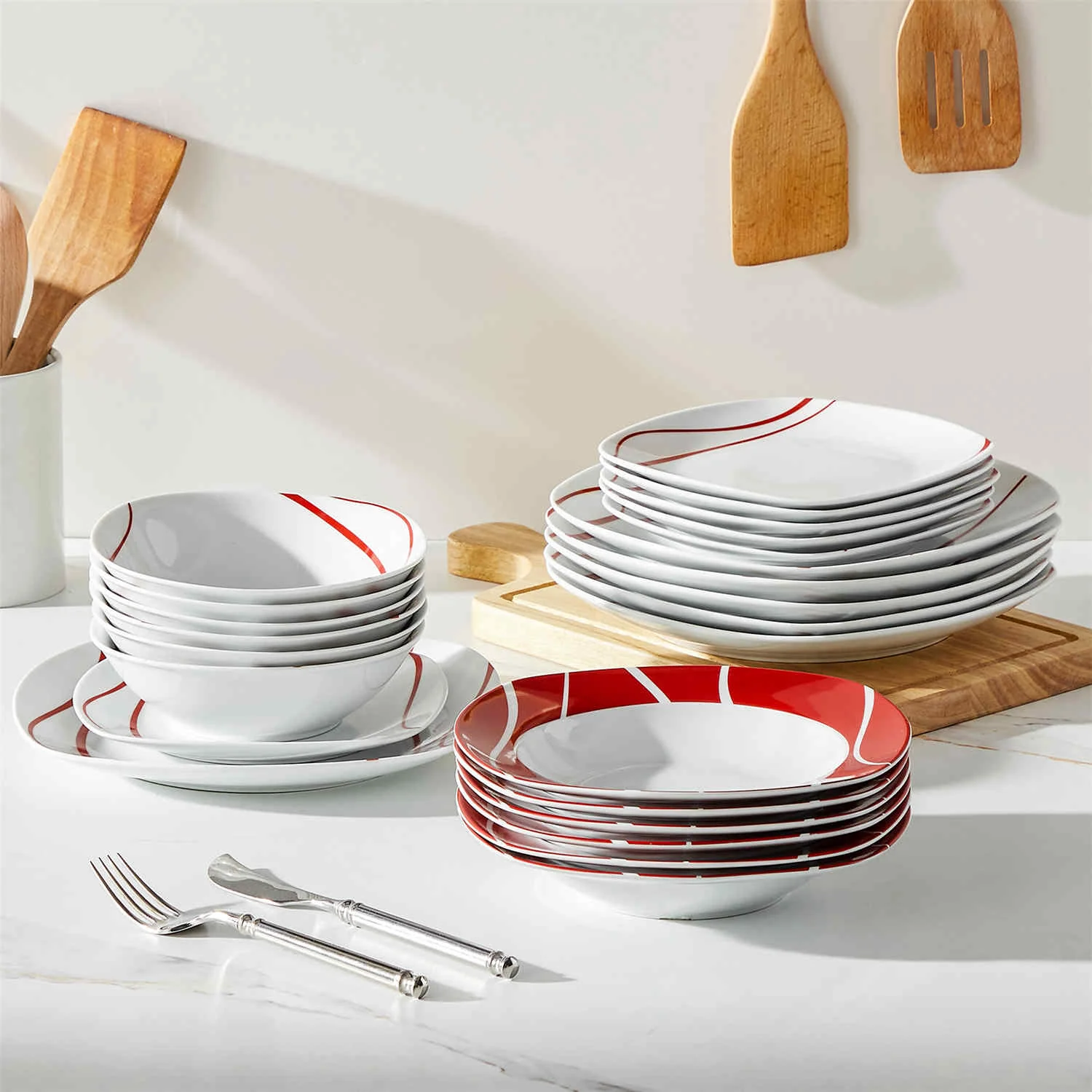 Felisa 24 Piece Dinnerware Set - Image 5