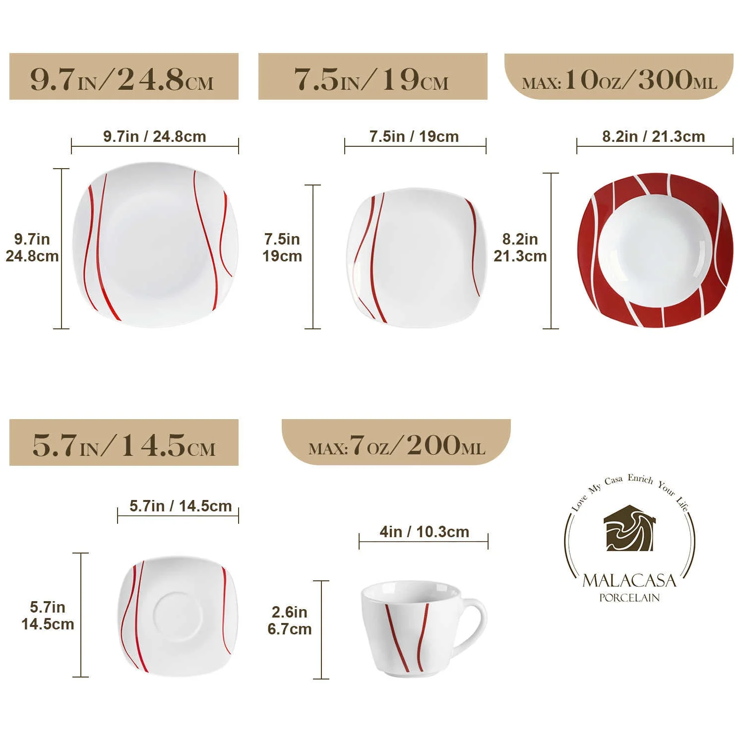 Felisa 30 Piece Dinnerware Set - Image 7