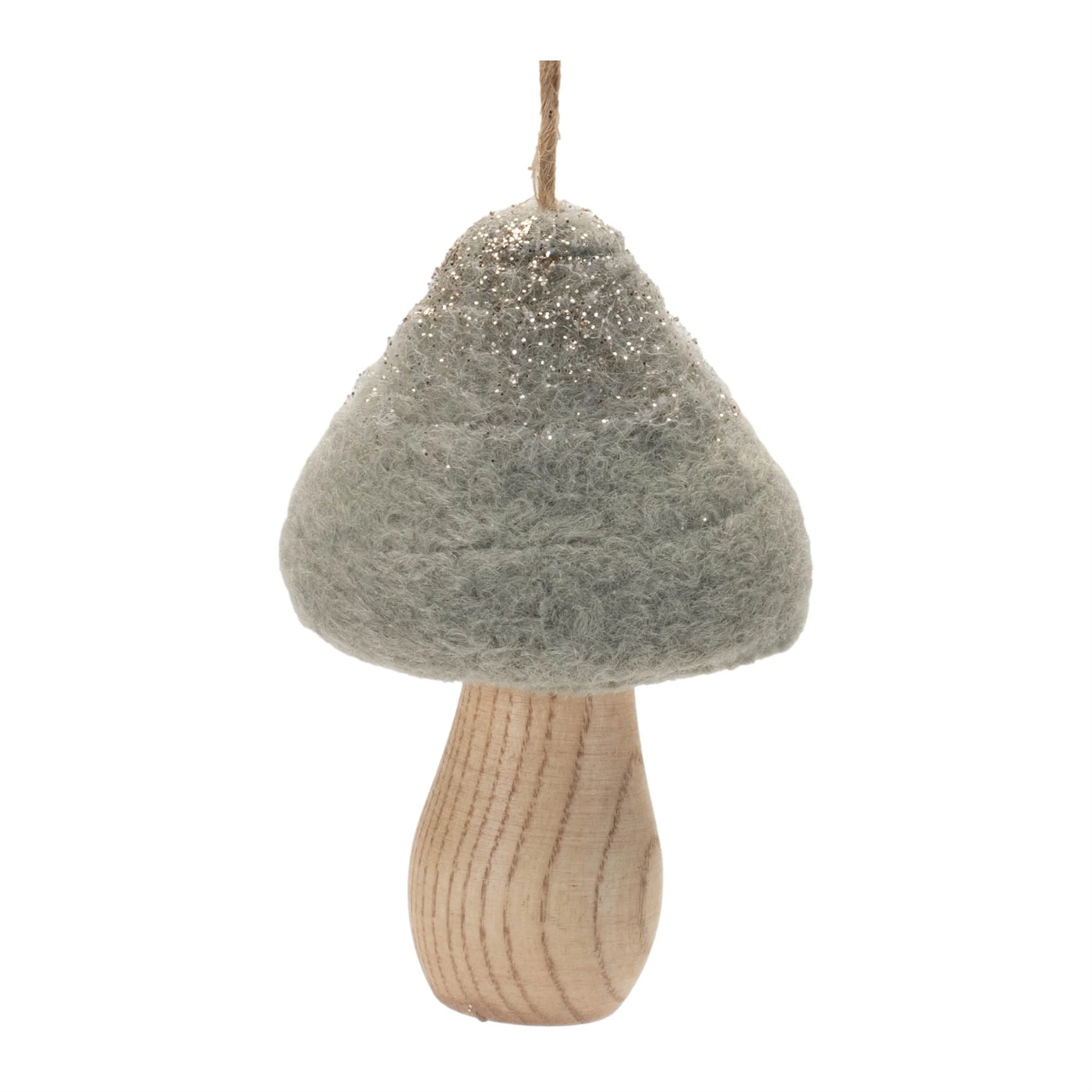 Felt Fabric Mushroom Ornament (Set of 12) - Image 4