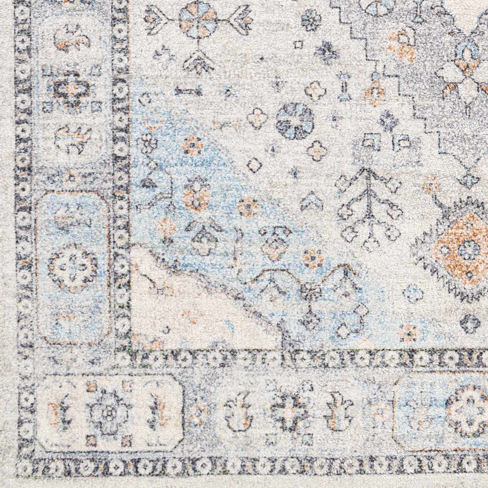 Fernhurst Distressed Beige Viscose&Cotton Rug - Clearance - Image 3