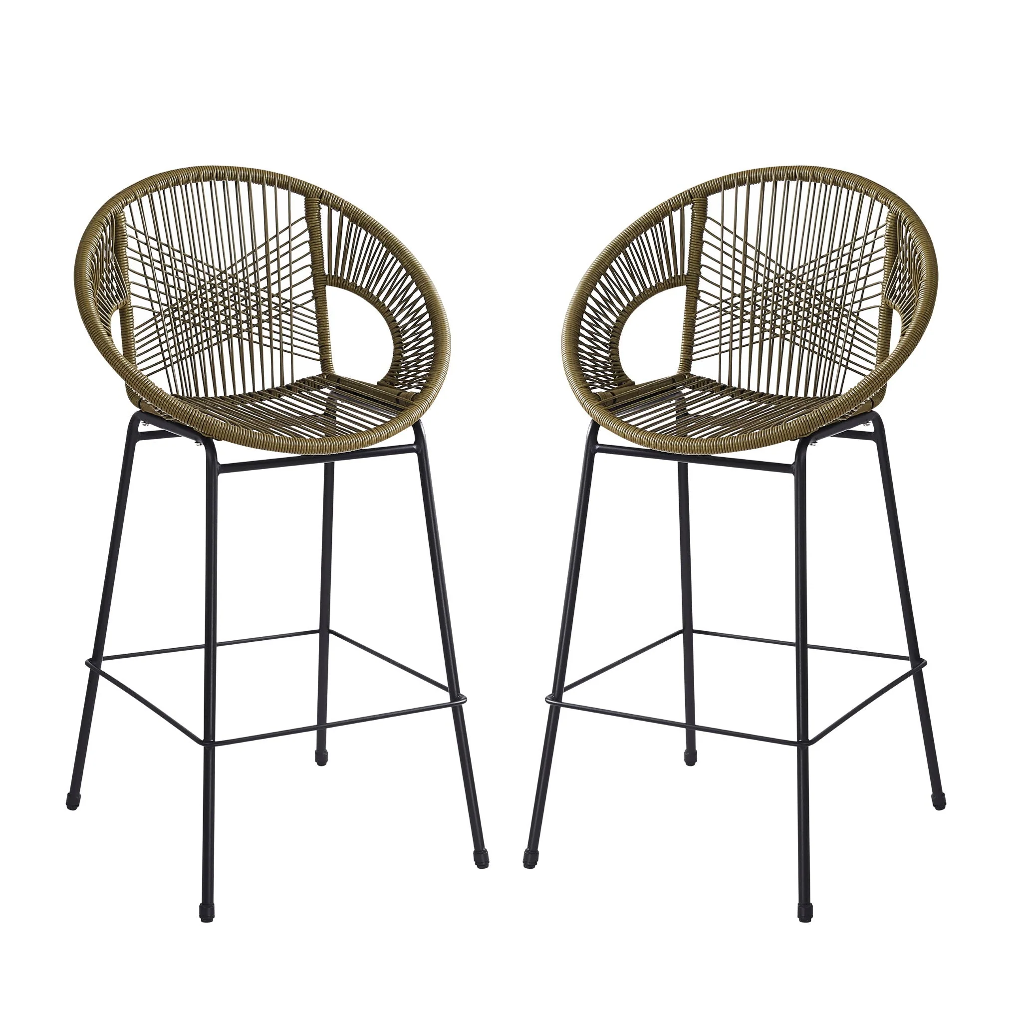 Ferrara Outdoor Patio Barstool Set of 2 - Image 12