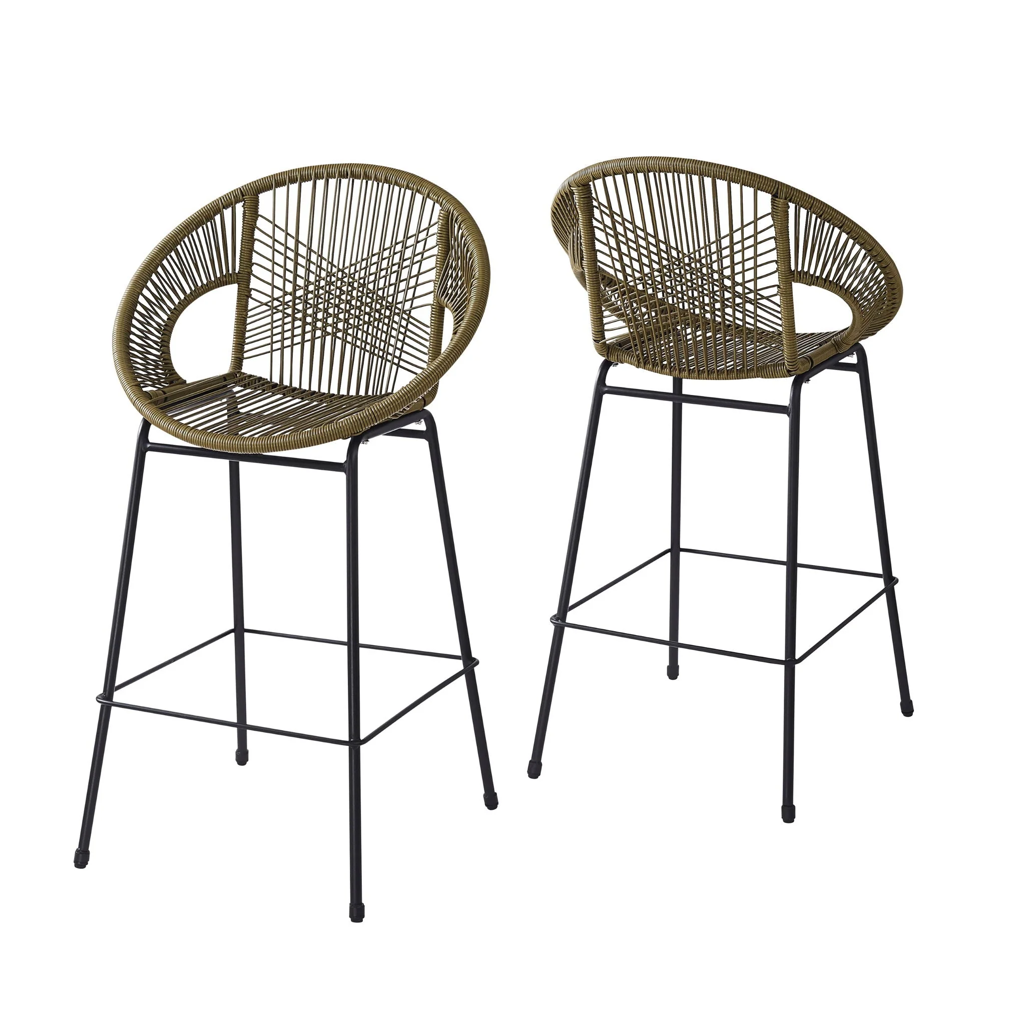 Ferrara Outdoor Patio Barstool Set of 2 - Image 3