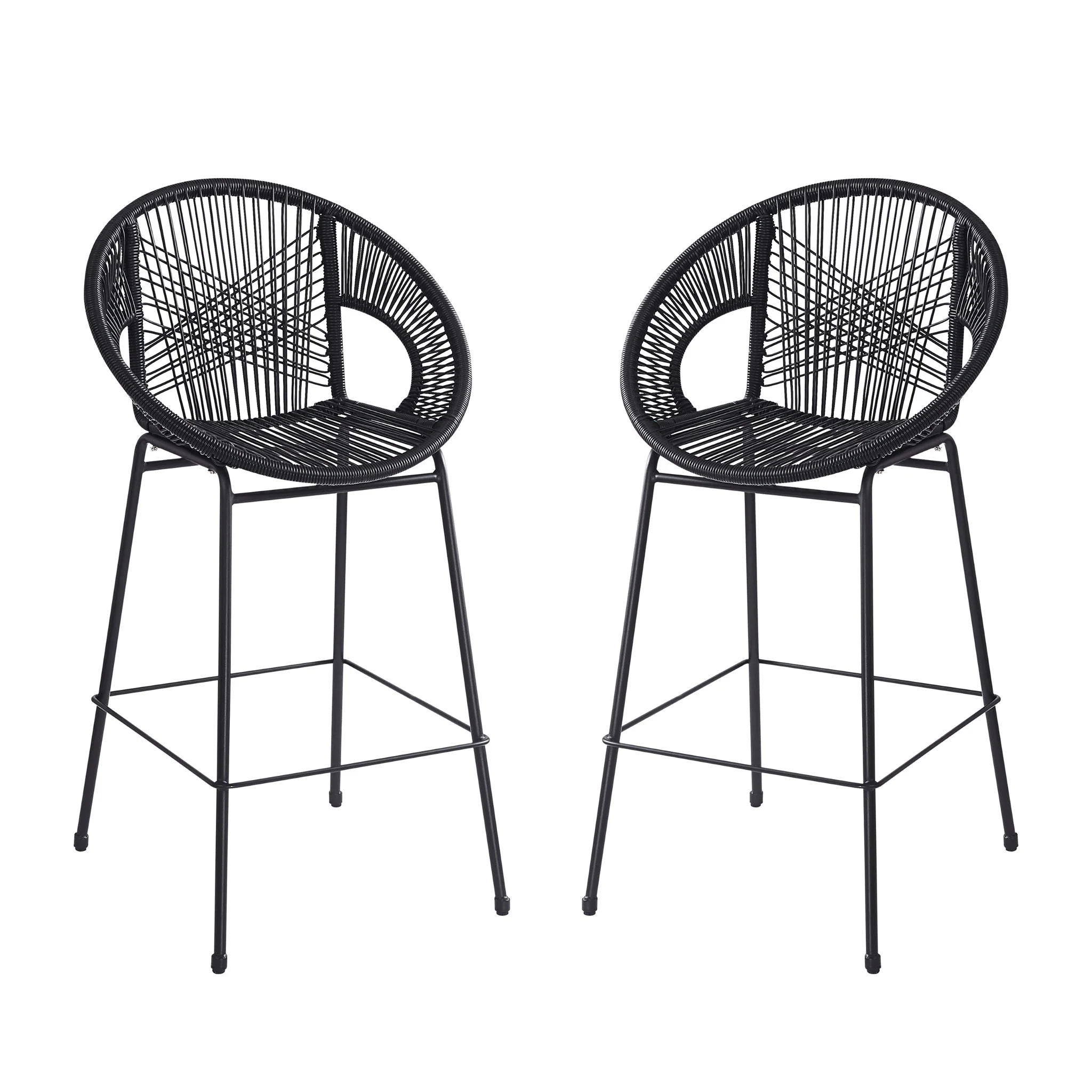 Ferrara Outdoor Patio Barstool Set of 2 - Image 5