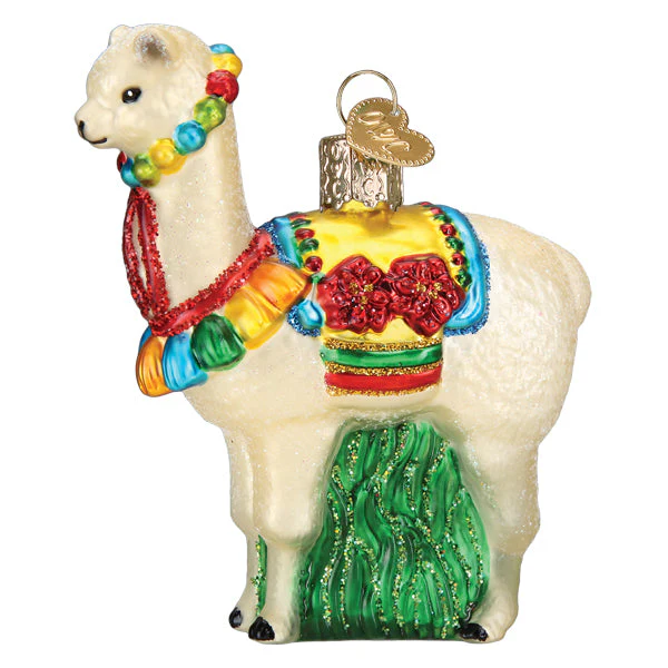 Festive Alpaca Ornament - Image 3