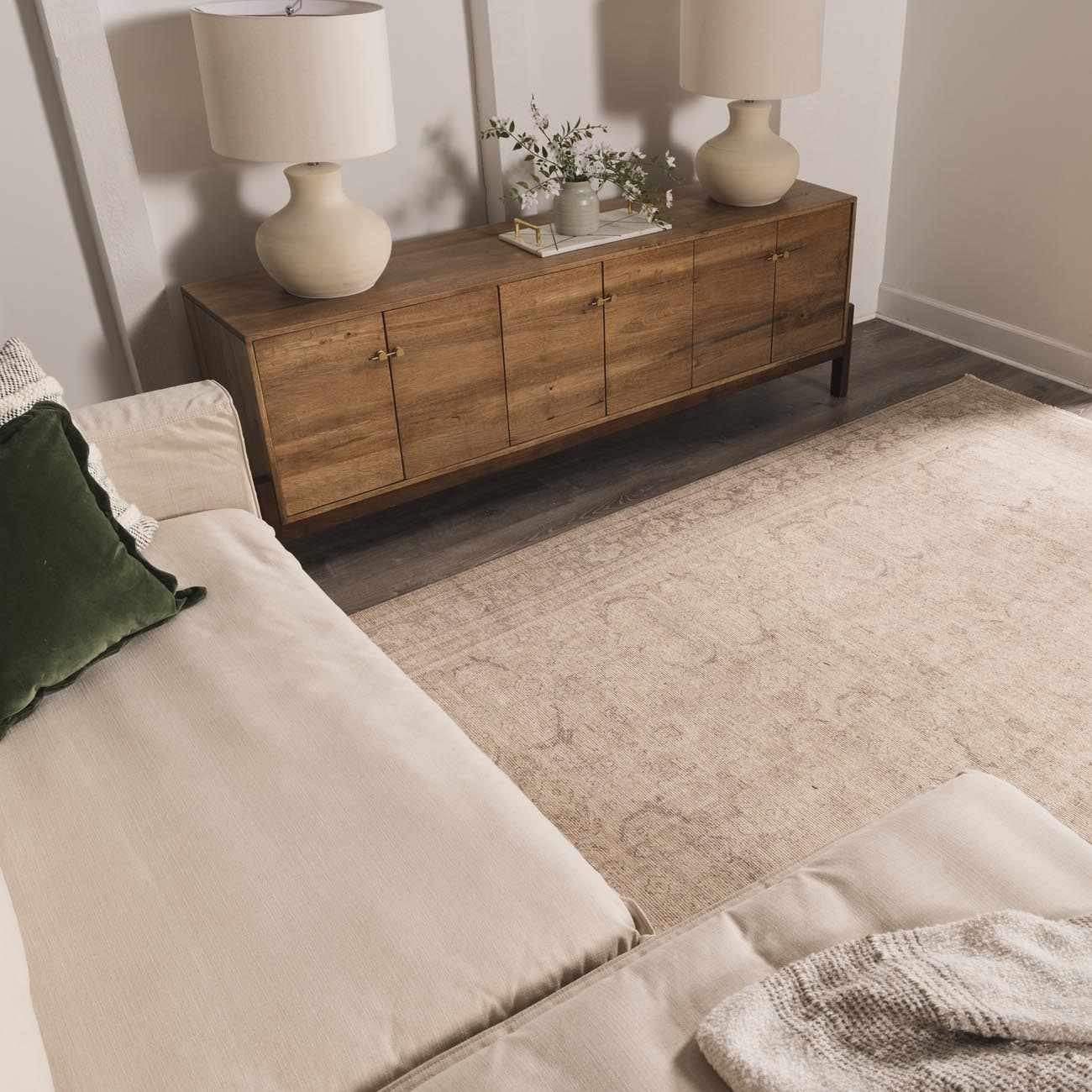 Fetscher V Vintage Damask Area Rug - Image 8
