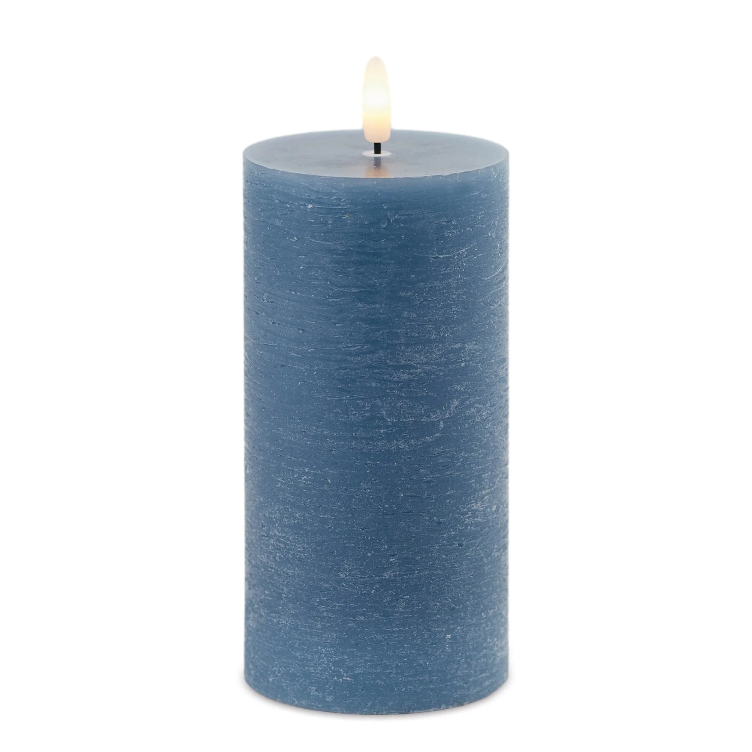 FIA Wick Blue Pillar Candle (Set of 2) - Image 3
