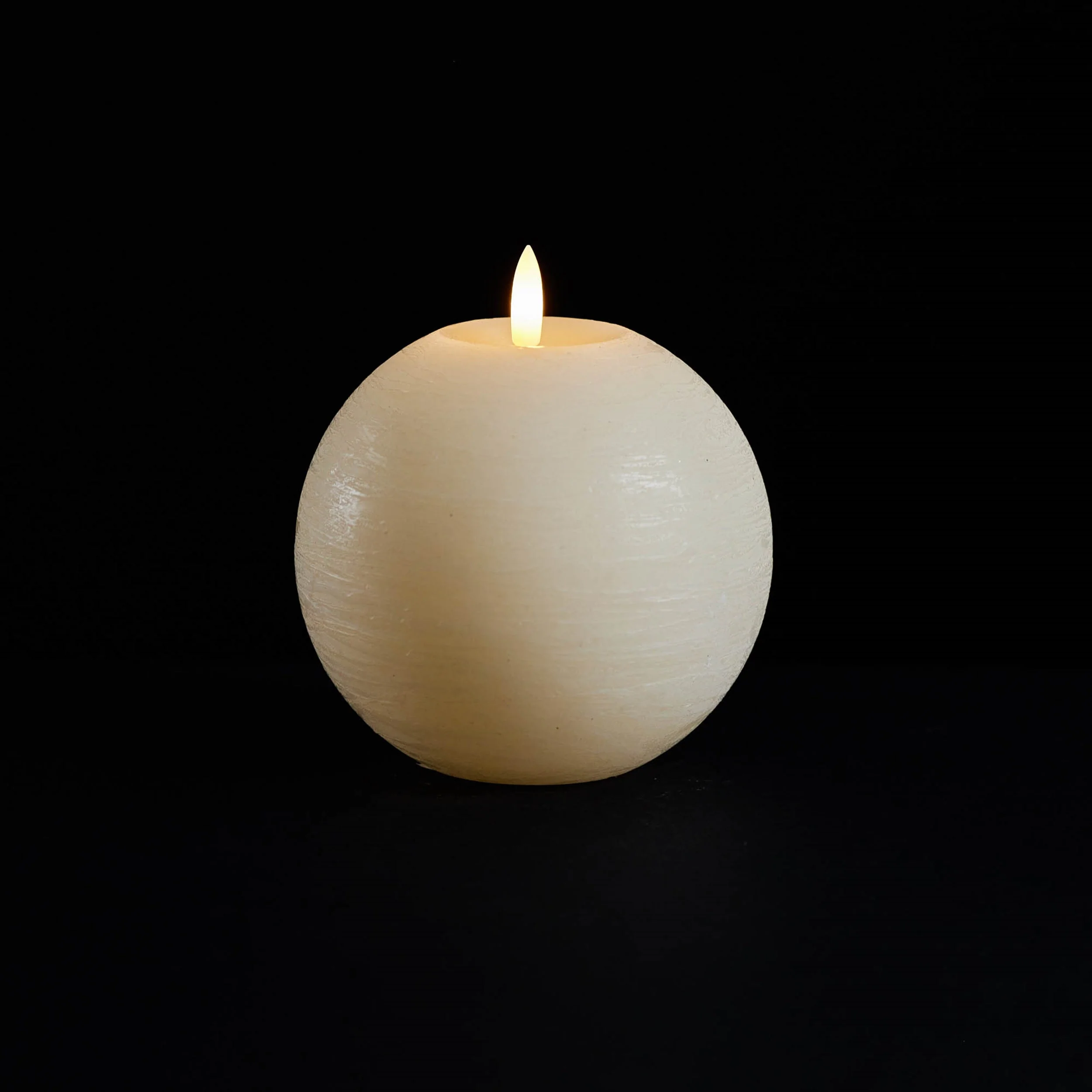 FIA Wick Ivory Round Candle (Set of 2) - Image 2