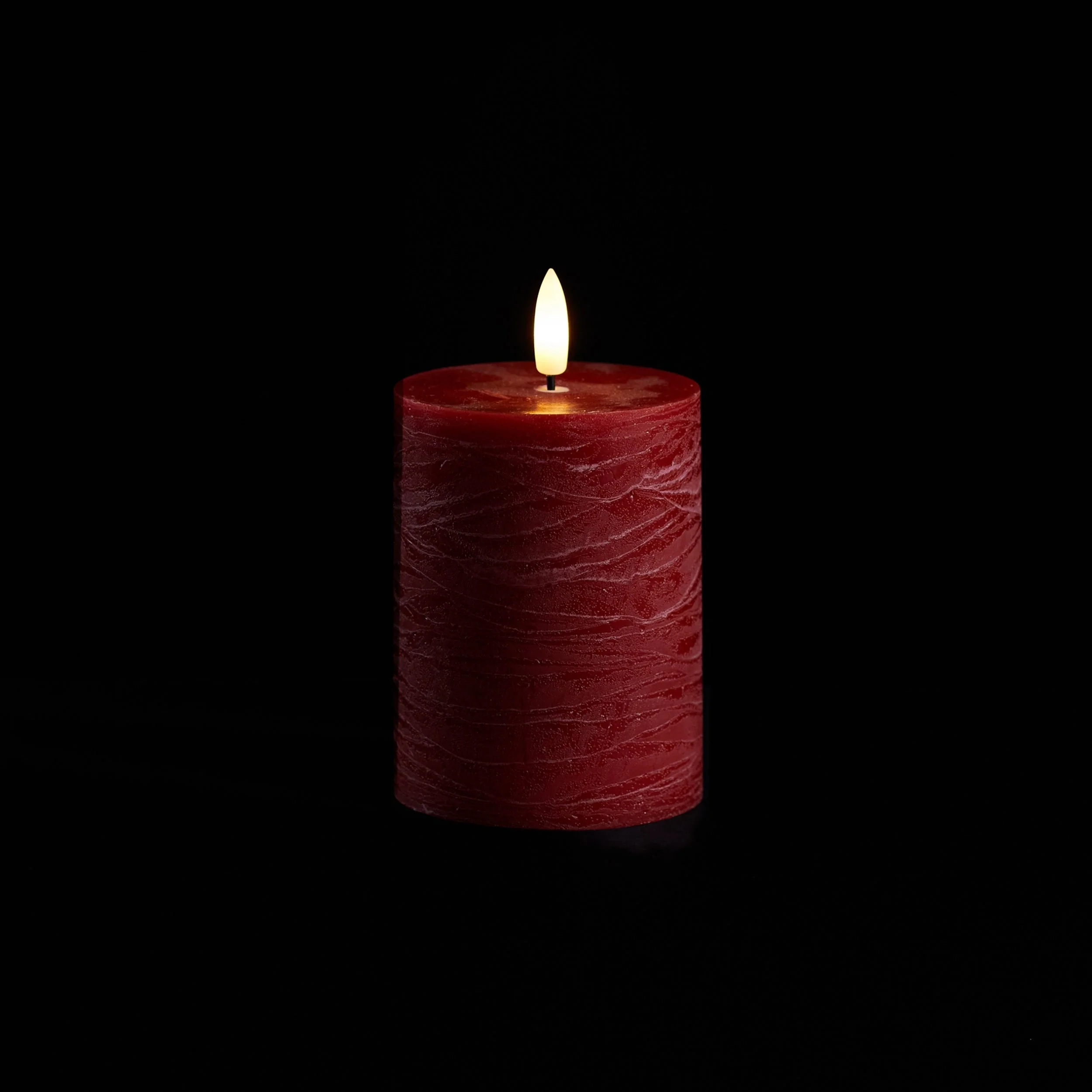 FIA Wick Red Pillar Candle (Set of 2) - Image 2