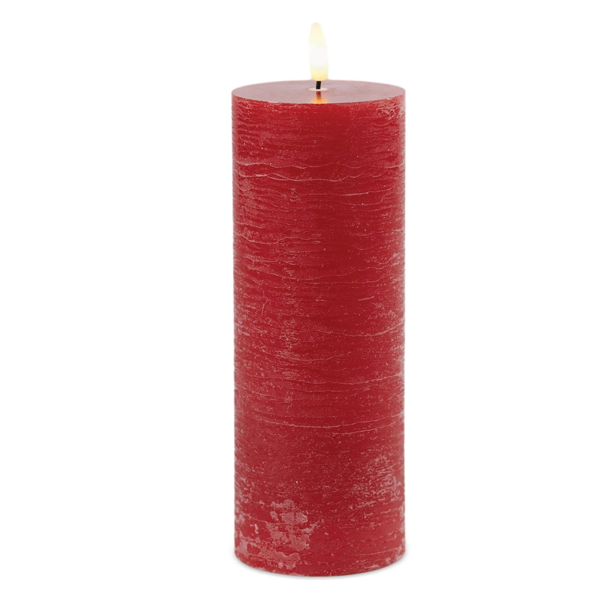 FIA Wick Red Pillar Candle (Set of 2) - Image 3