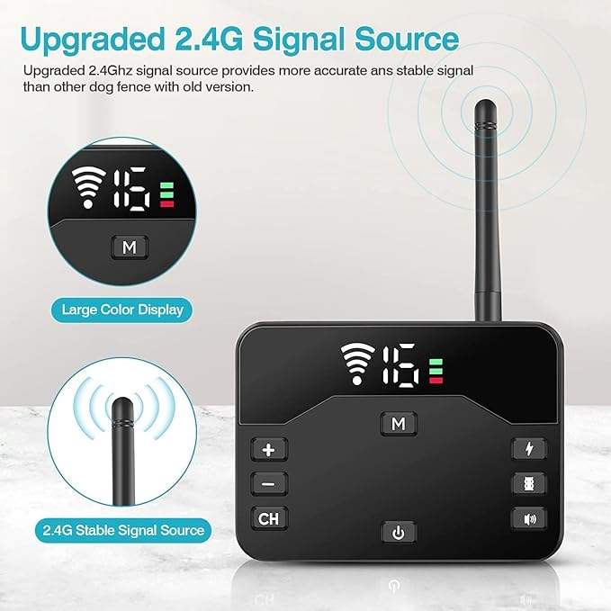 FidoFence Pro Wireless Dog Fence System with Waterproof Training Collar - Image 3