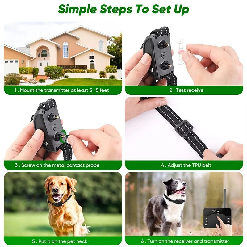 FidoFence Pro Wireless Dog Fence System with Waterproof Training Collar - Image 4