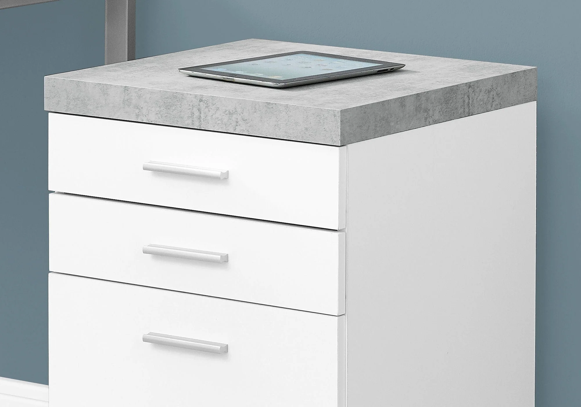 File Cabinet Rolling Mobile Storage Drawers Printer Stand For Office - Image 7
